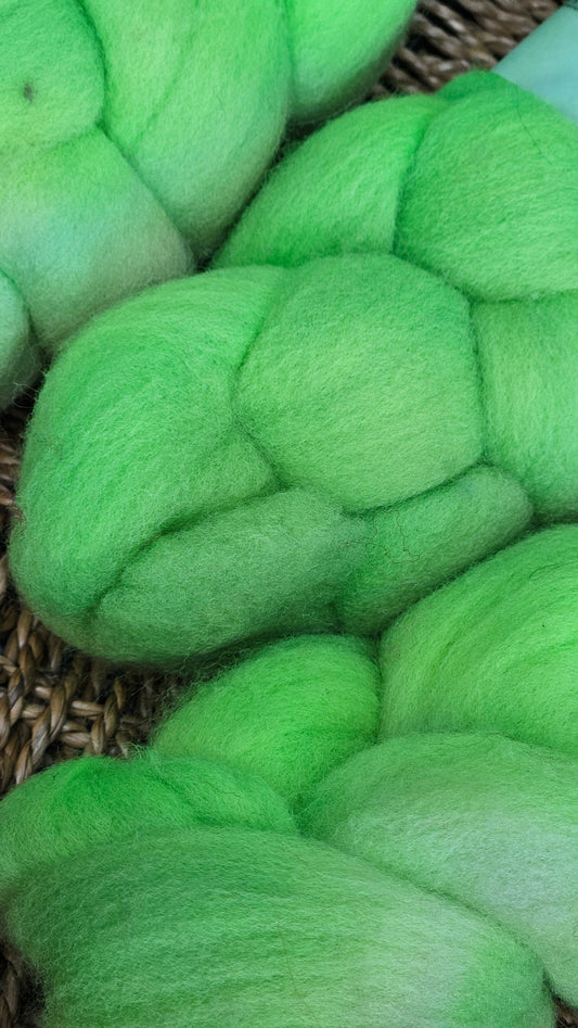 Bigbend - hand dyed fine wool roving for felting and blending - 2 ounces | 57 grams