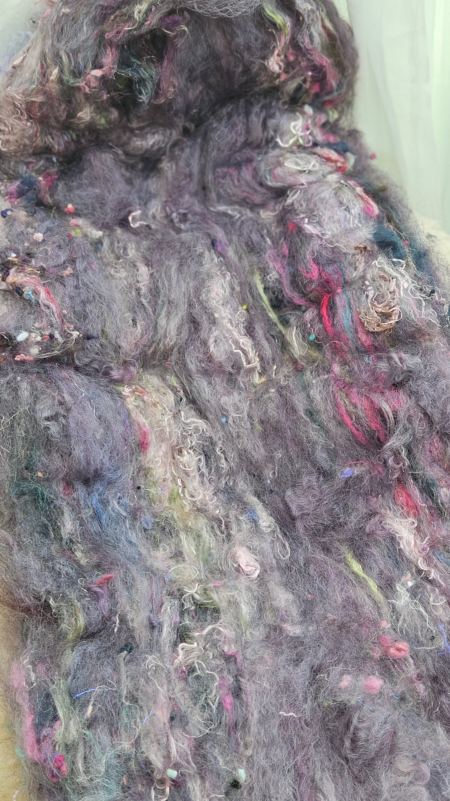 Luxe Layered Textured XL Art Batt - 252 - 4.2 ounces | 119 grams