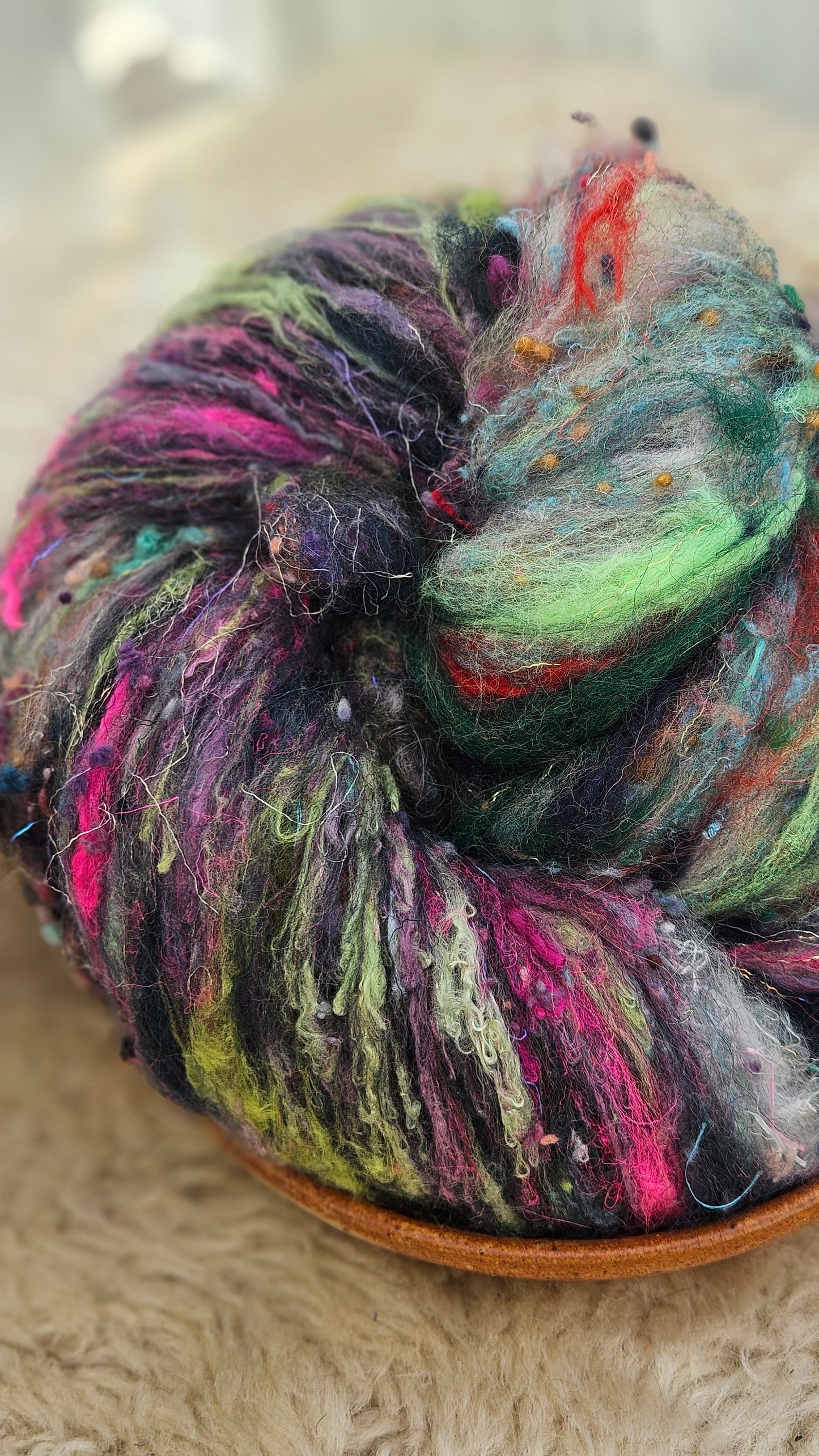 Luxe Layered Textured XL Art Batt - 255 - 3.5 ounces | 99 grams