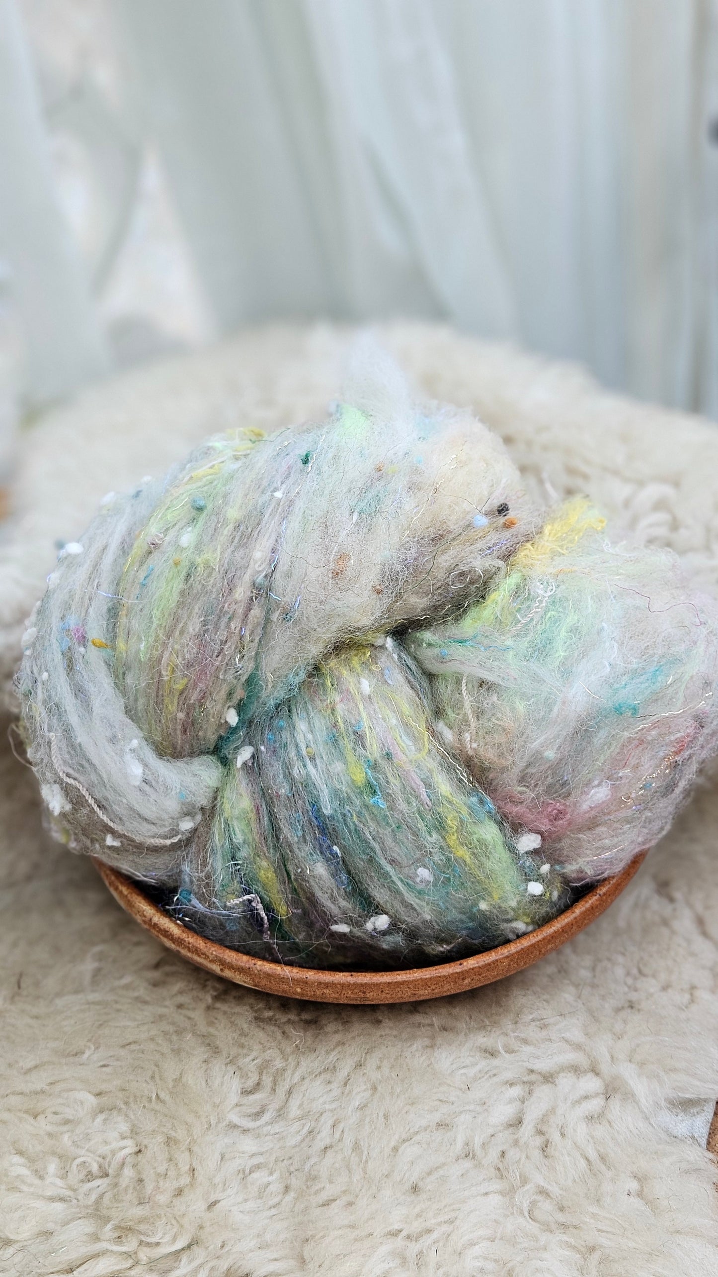 Luxe Layered Textured XL Art Batt - 246 - 2.8 ounces | 79 grams