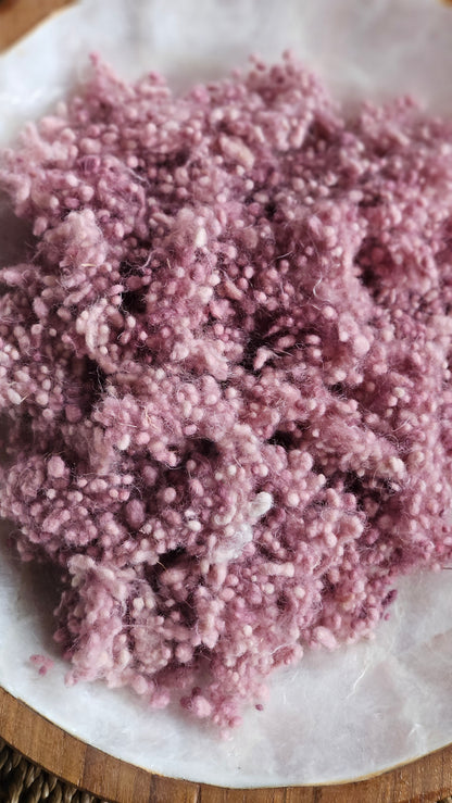 Noviodunum - hand-dyed fine wool nepps for fiber blending and felting - 1 oz | 28 g