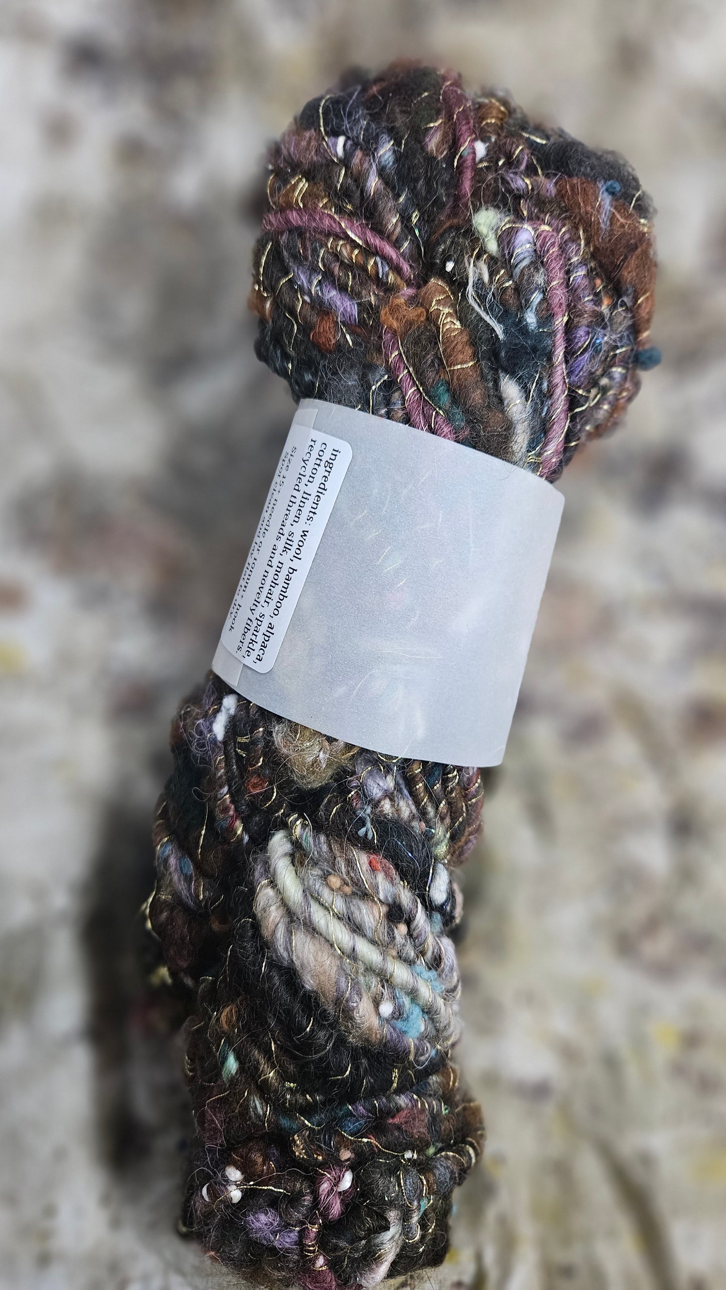 Handspun Bulky Art Yarn - Enchanted Forest Collection 12