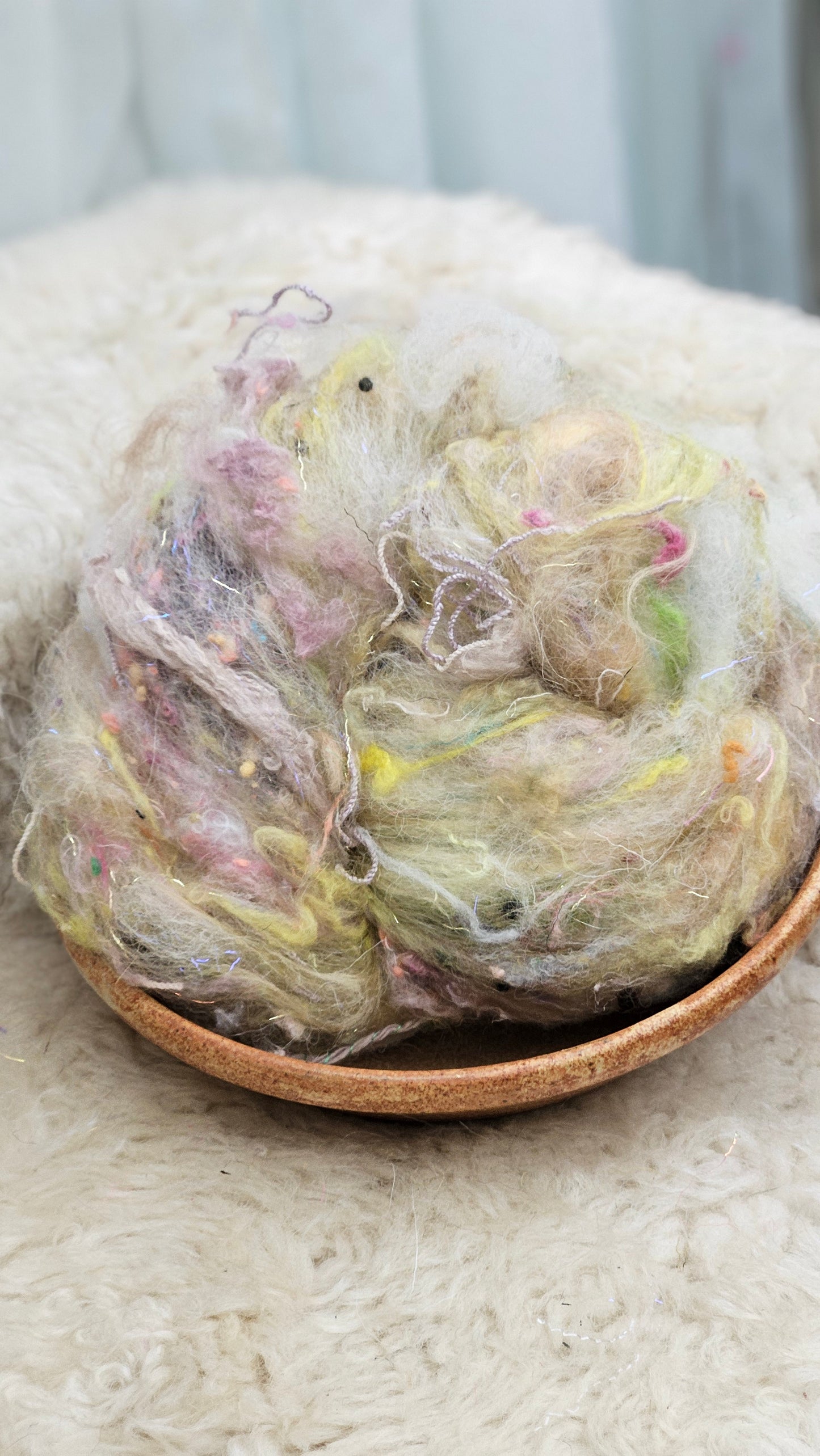 Luxe Layered Textured Art Batt - 032 - 2 ounces | 57 grams