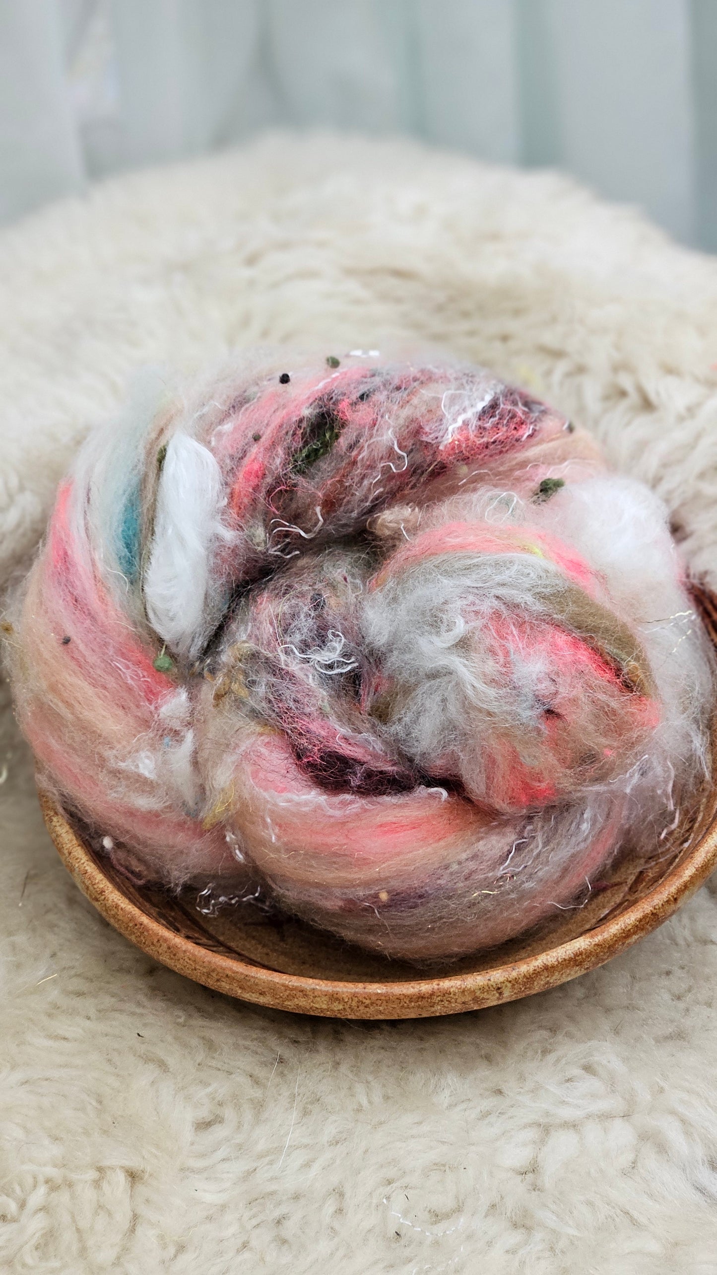 Luxe Layered Textured Art Batt - 011 - 2 ounces | 57 grams