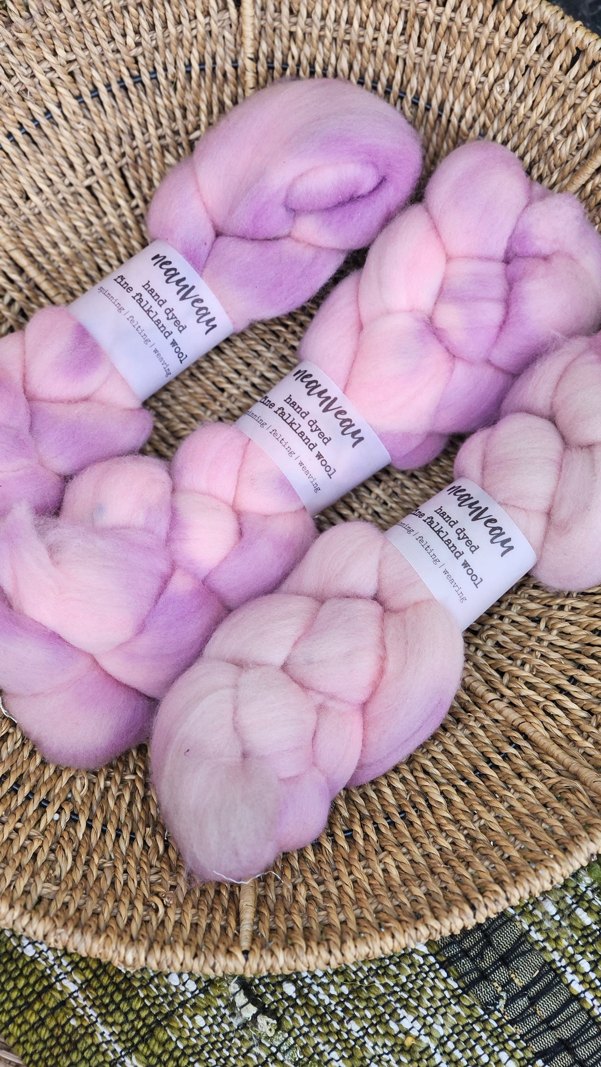 Gateway - hand dyed fine wool roving for felting and blending - 2 ounces | 57 grams