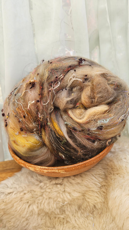 Luxe Layered Textured XL Art Batt - 231 - 4.7 ounces | 133 grams