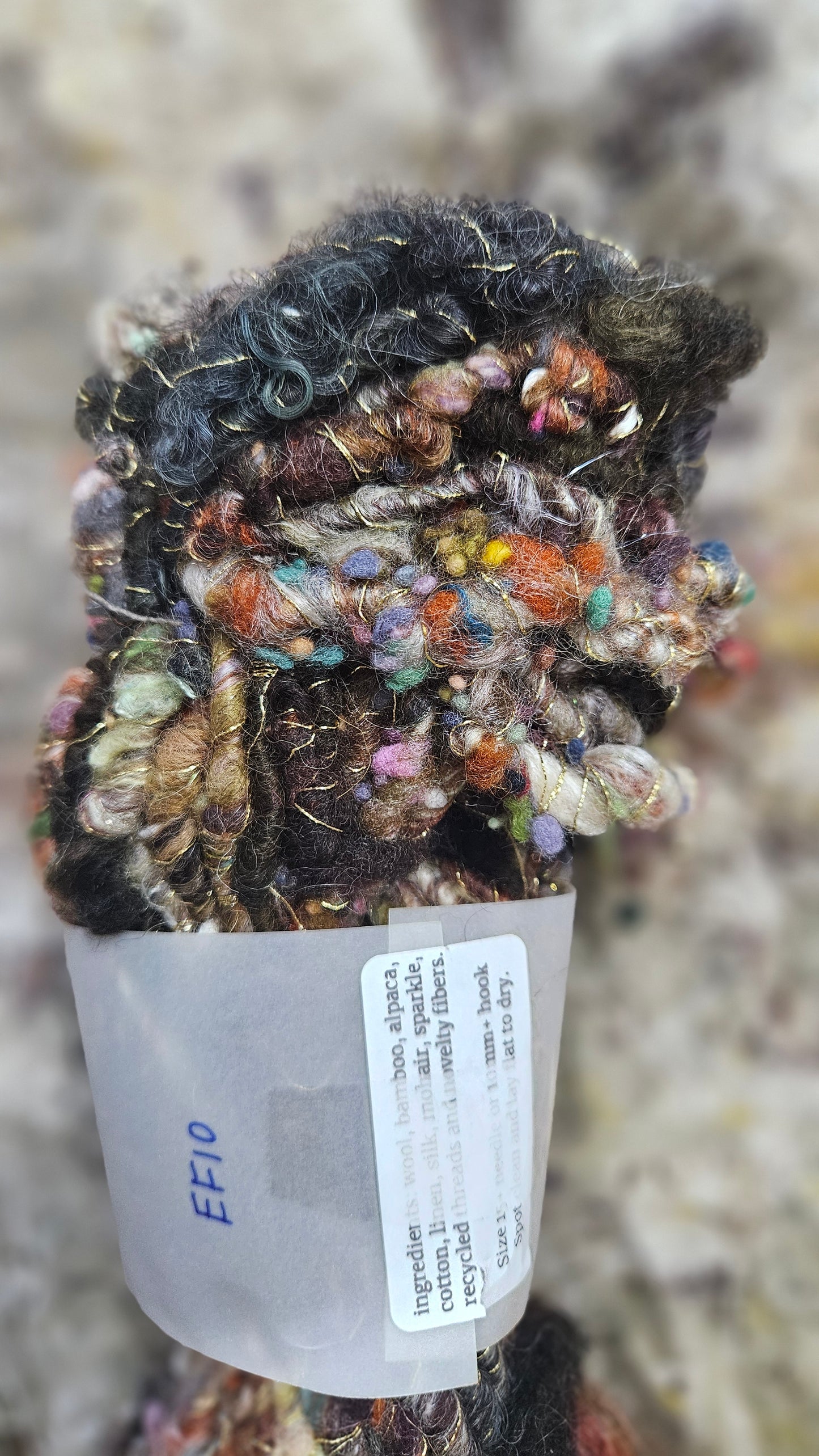 Handspun Bulky Art Yarn - Enchanted Forest Collection 10