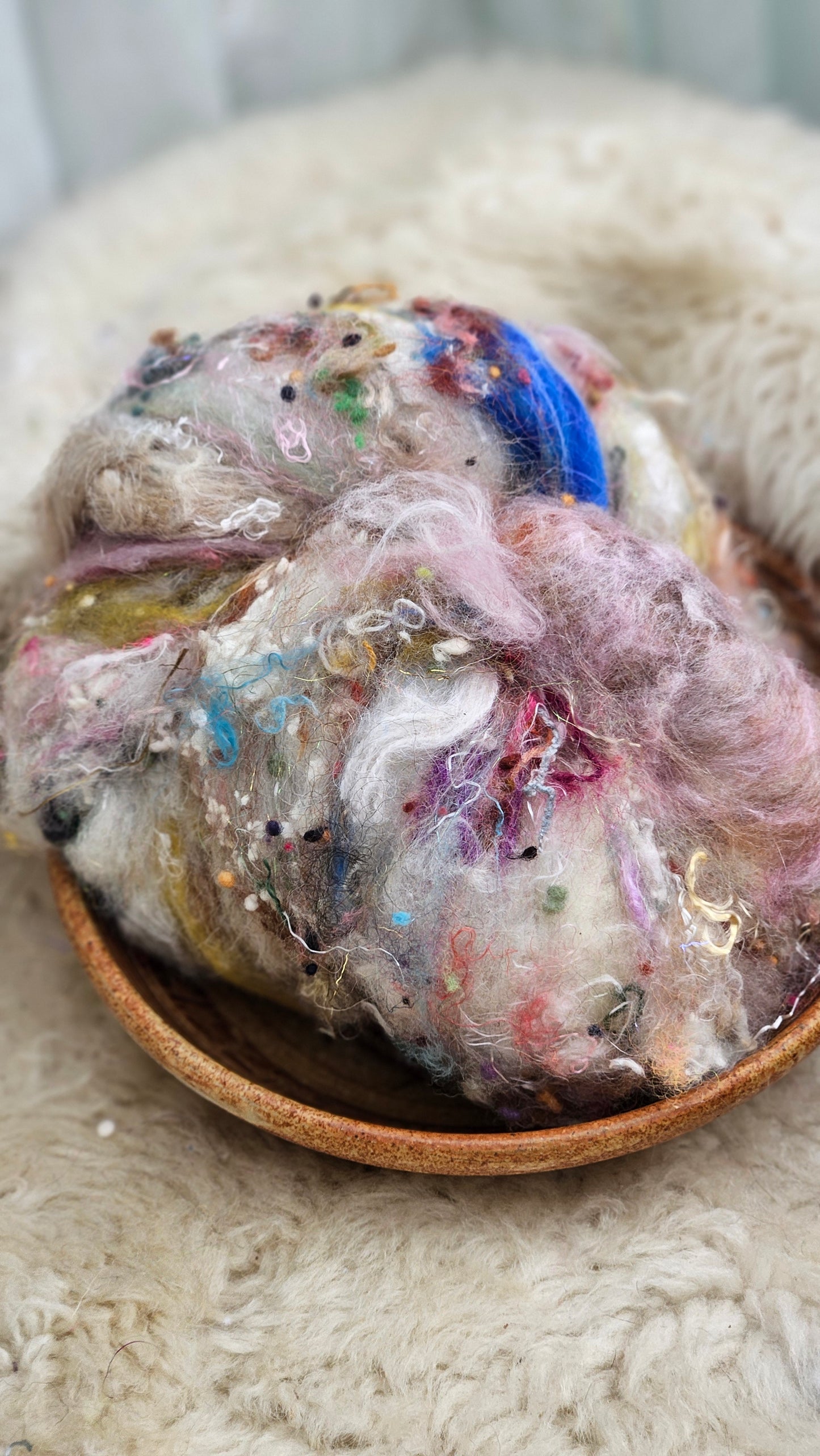 Luxe Layered Textured XL Art Batt - 224 - 3.5 ounces | 99 grams