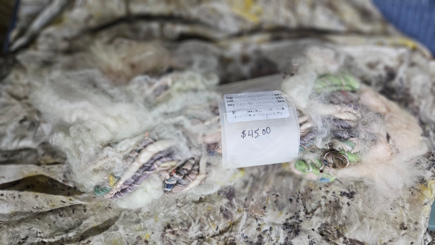 Handspun Bulky Art Yarn - Garden Party 04