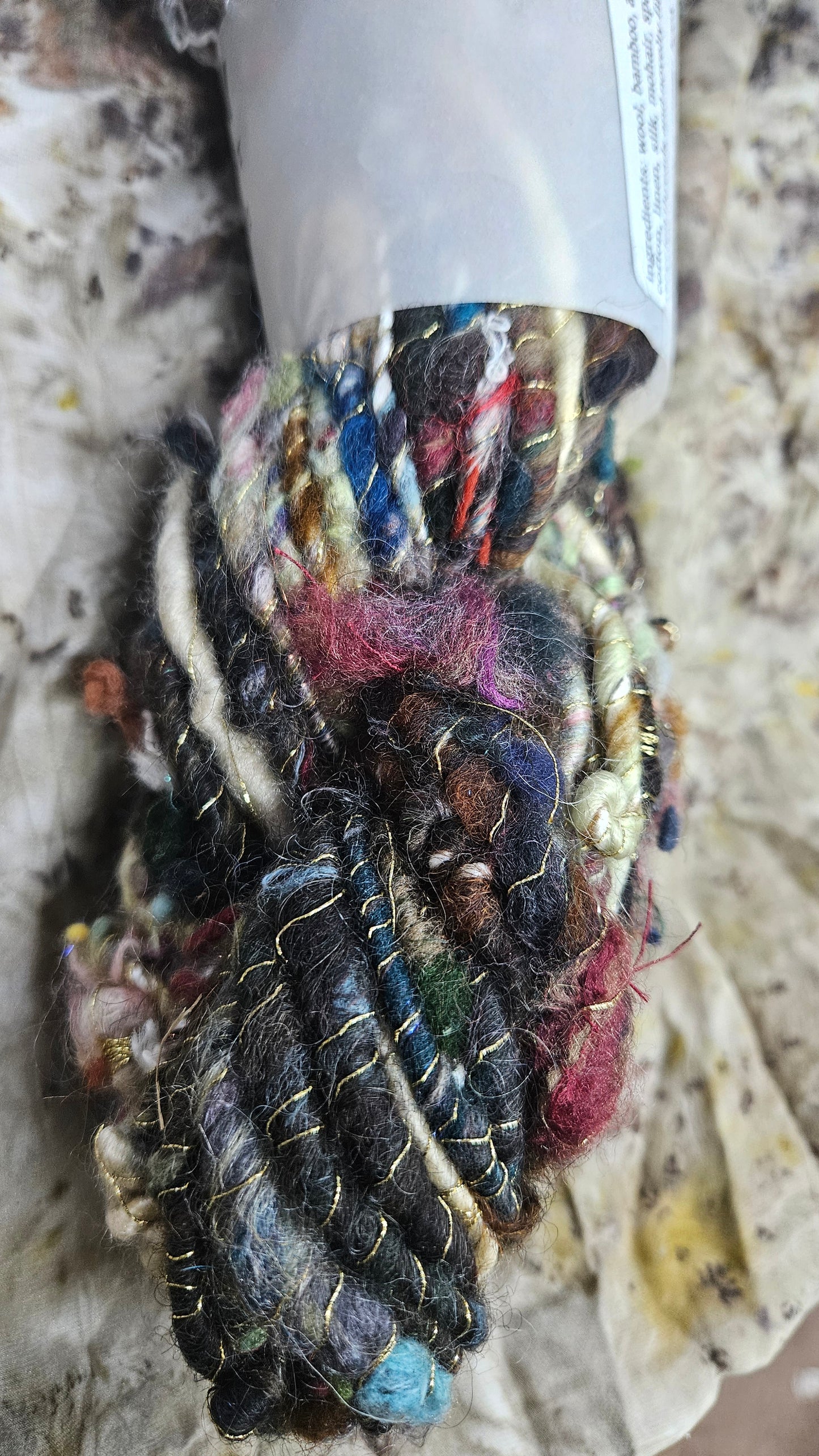 Handspun Bulky Art Yarn - Enchanted Forest Collection 07