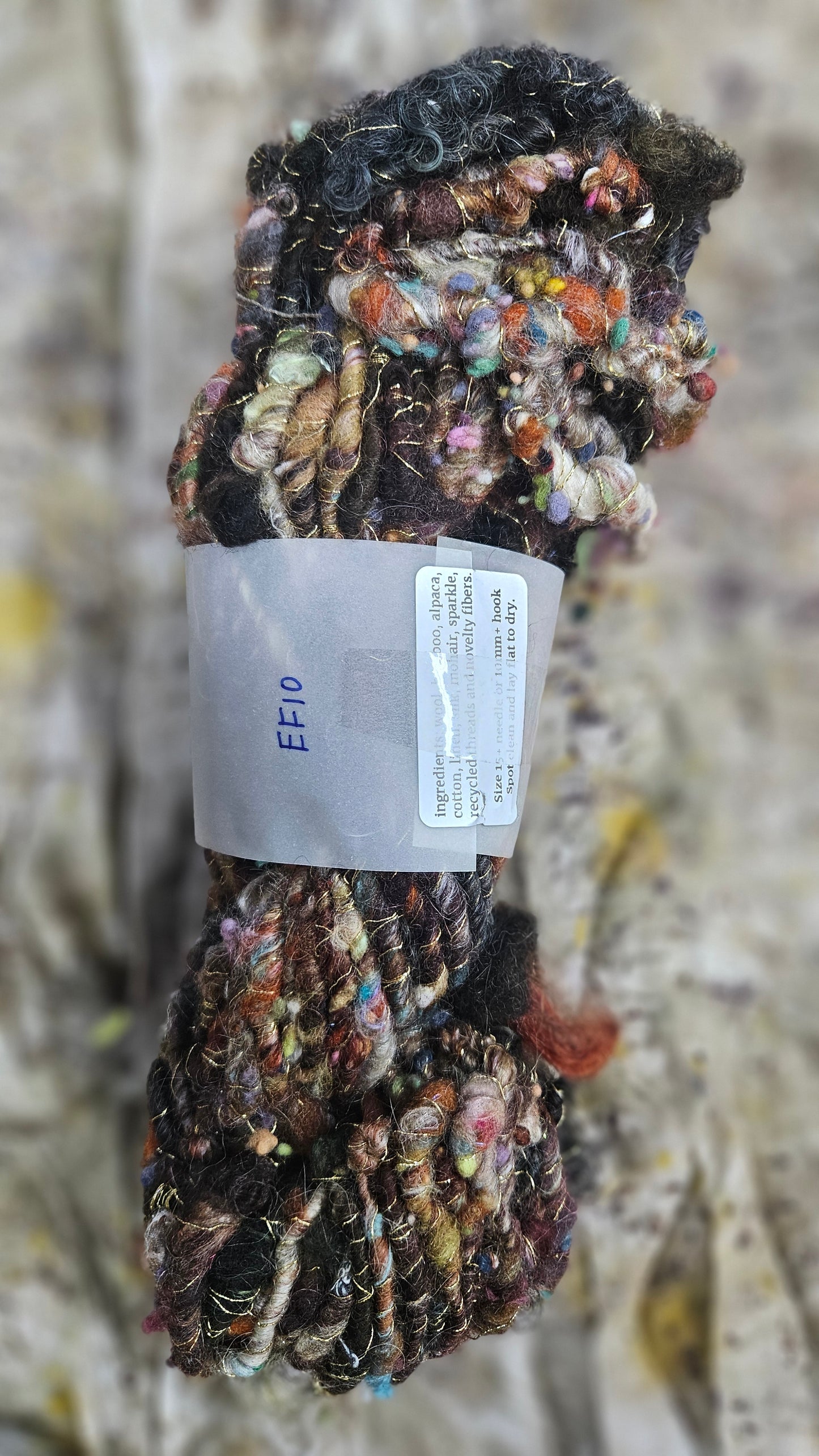 Handspun Bulky Art Yarn - Enchanted Forest Collection 10
