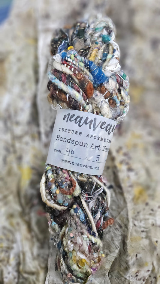 Handspun Bulky Art Yarn - Enchanted Forest Collection 07