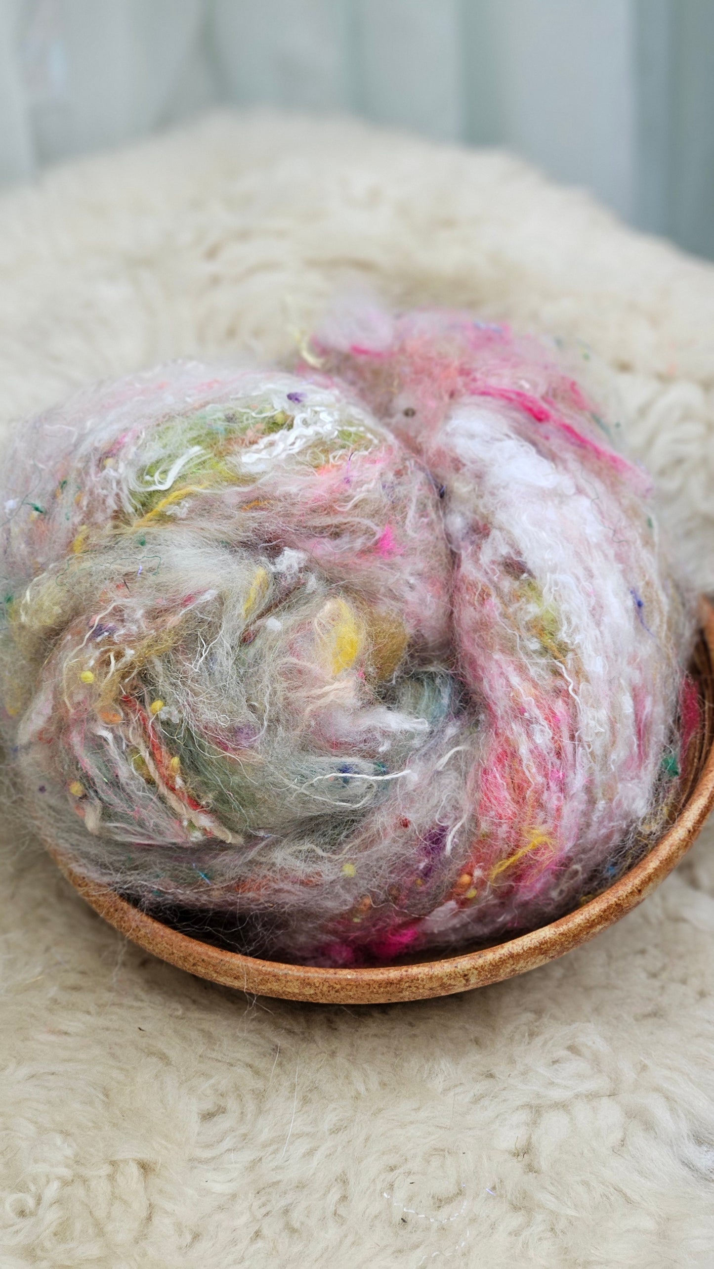 Luxe Layered Textured Art Batt - 021 - 2 ounces | 57 grams