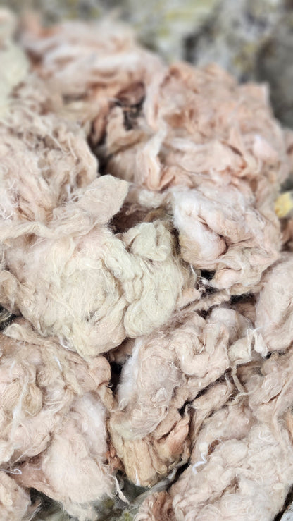 MILLET - recycled cotton noil for fiber blending & spinning - 2.5 oz | 71 g