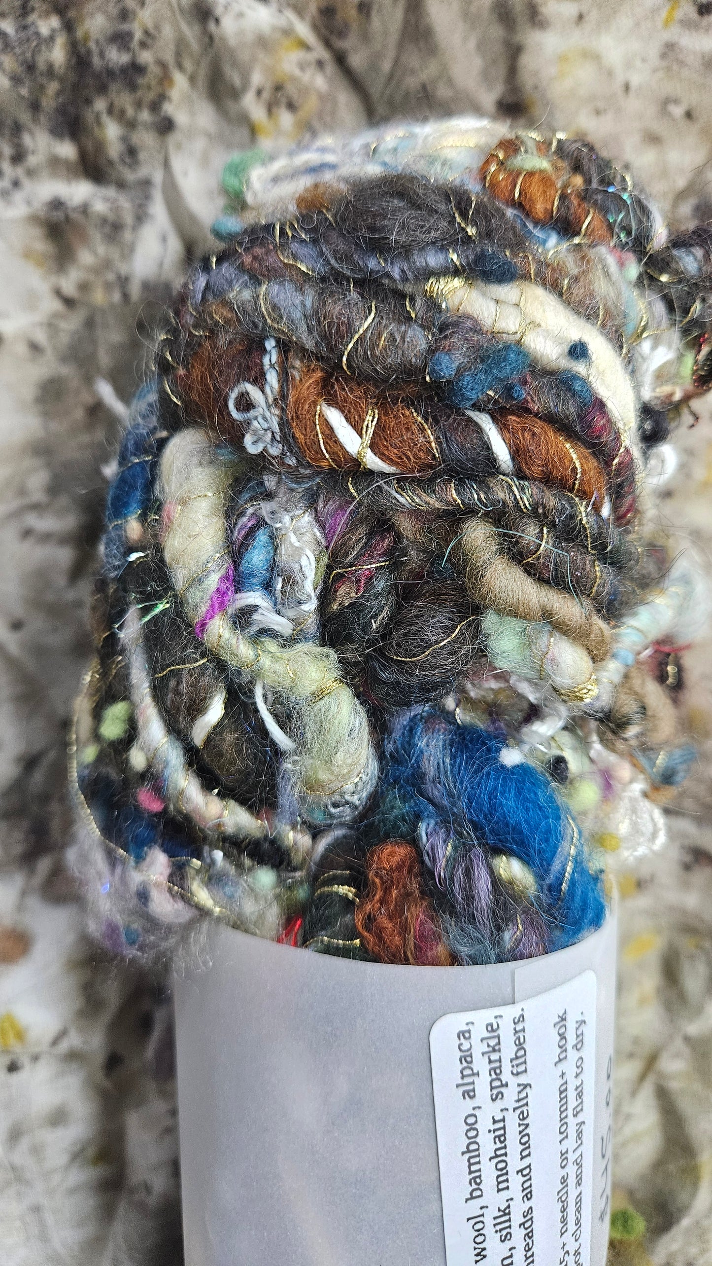 Handspun Bulky Art Yarn - Enchanted Forest Collection 07