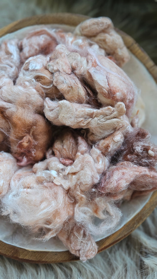 Moscato - hand-dyed fine wool and silky bamboo mill ends - 5 oz |  142 g