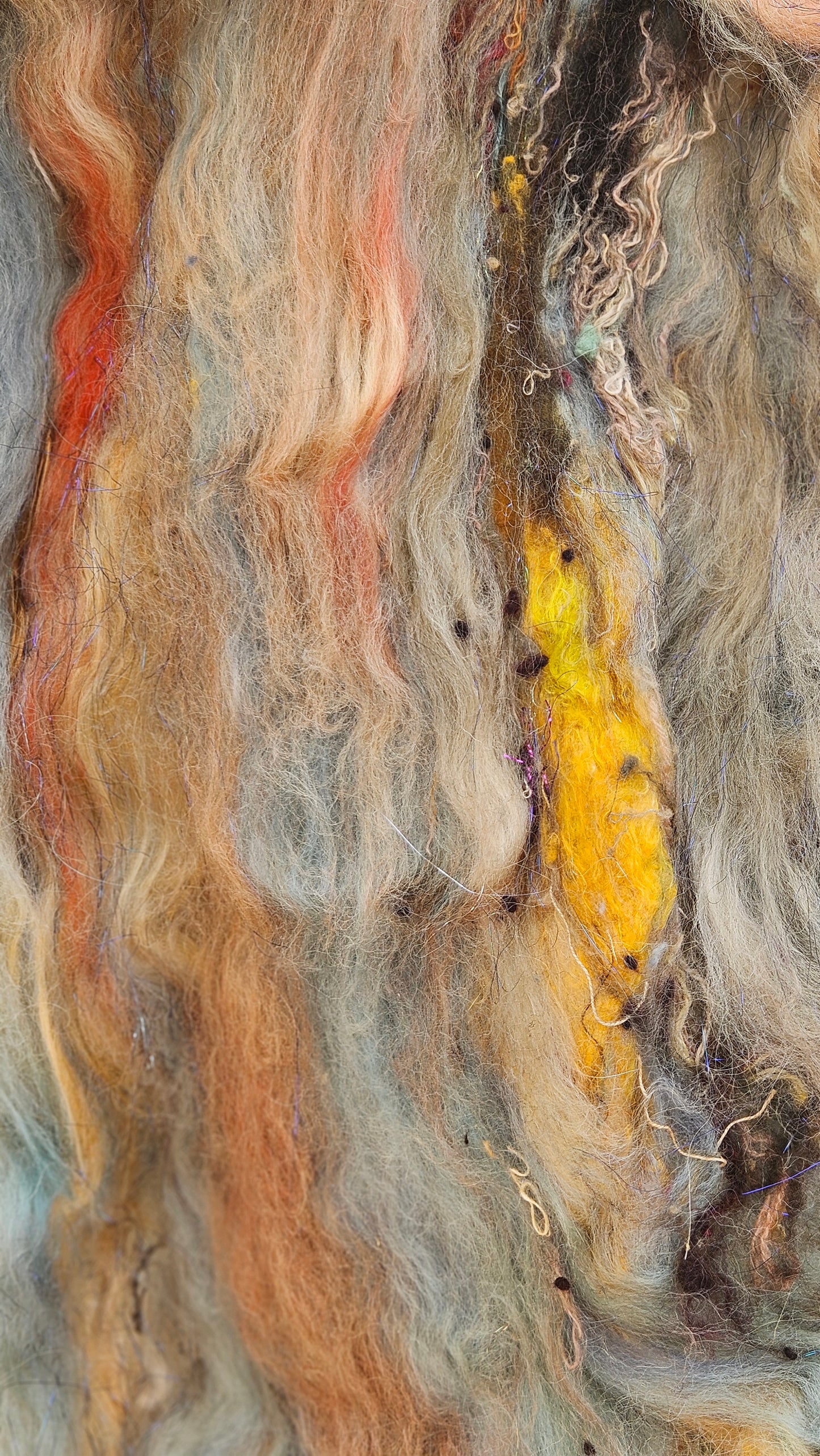 Luxe Layered Textured XL Art Batt - 233 - 3.2 ounces | 91 grams