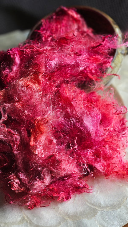 KUTNOHORITE - eucalyptus crimp fiber for spinning, blending & felting - 2 oz | 57 g