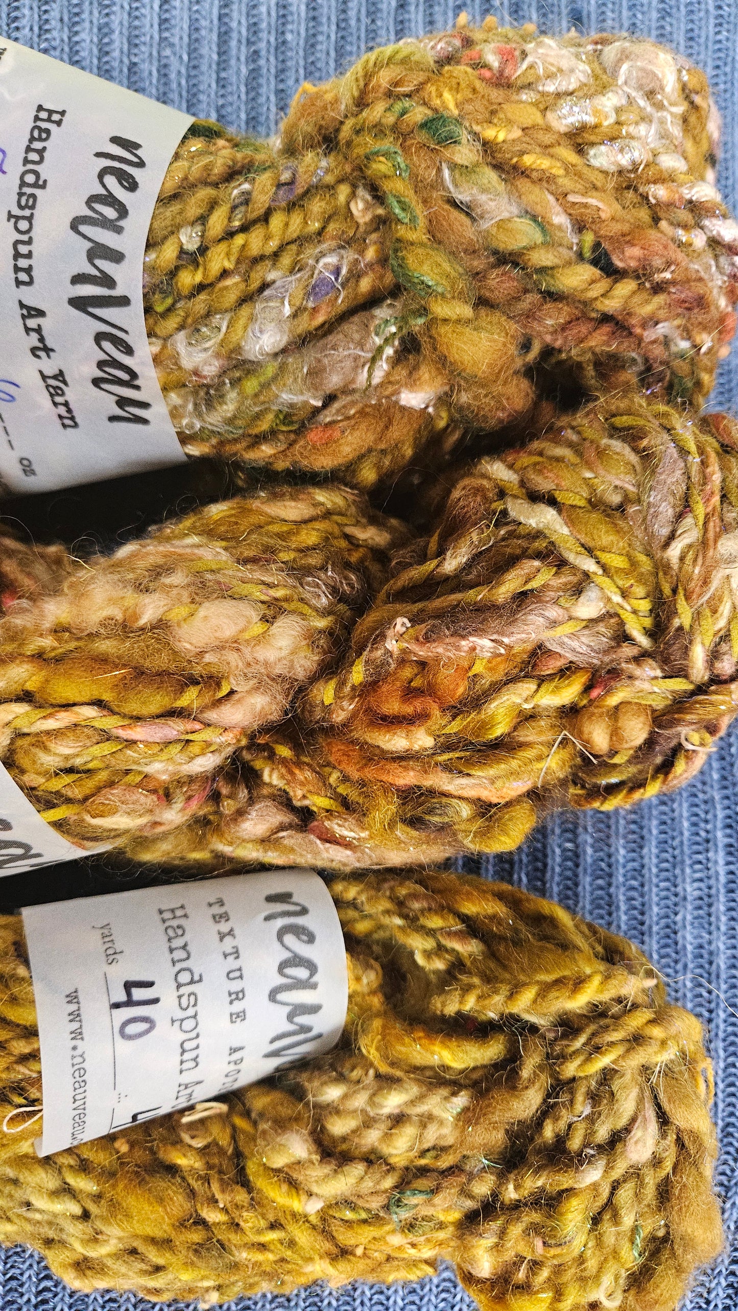 Handspun Yarn Lot - 3 Skeins Gildenberry