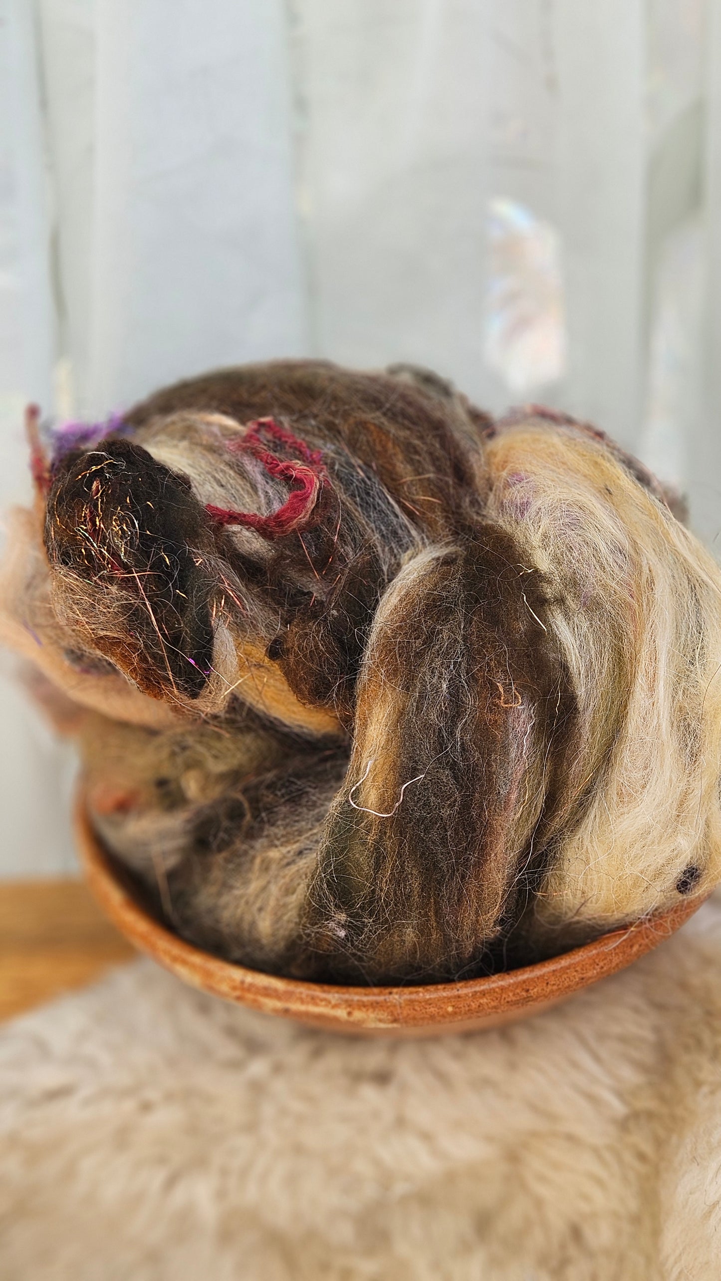 Luxe Layered Textured XL Art Batt - 229 - 3.7 ounces | 105 grams