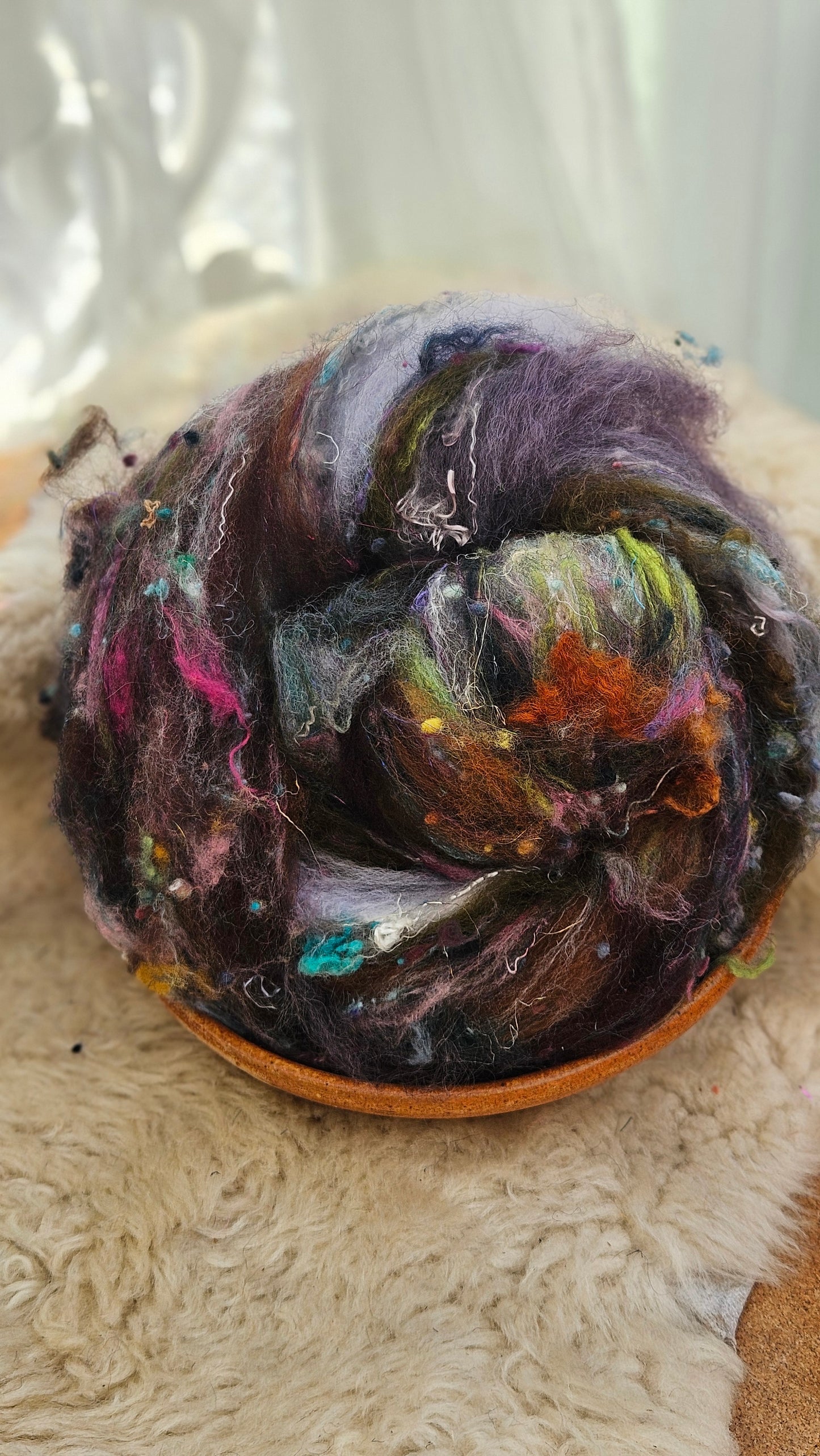 Luxe Layered Textured XL Art Batt - 256 - 4.0 ounces | 114 grams