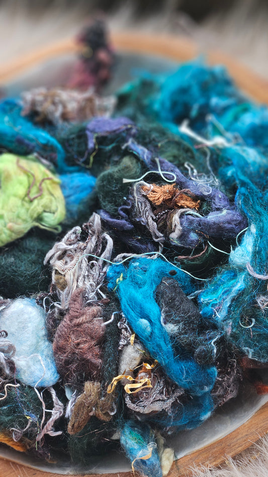 Unsent Letters - hand-dyed wool alpaca bamboo texture blend - 4 ounces | 114 grams