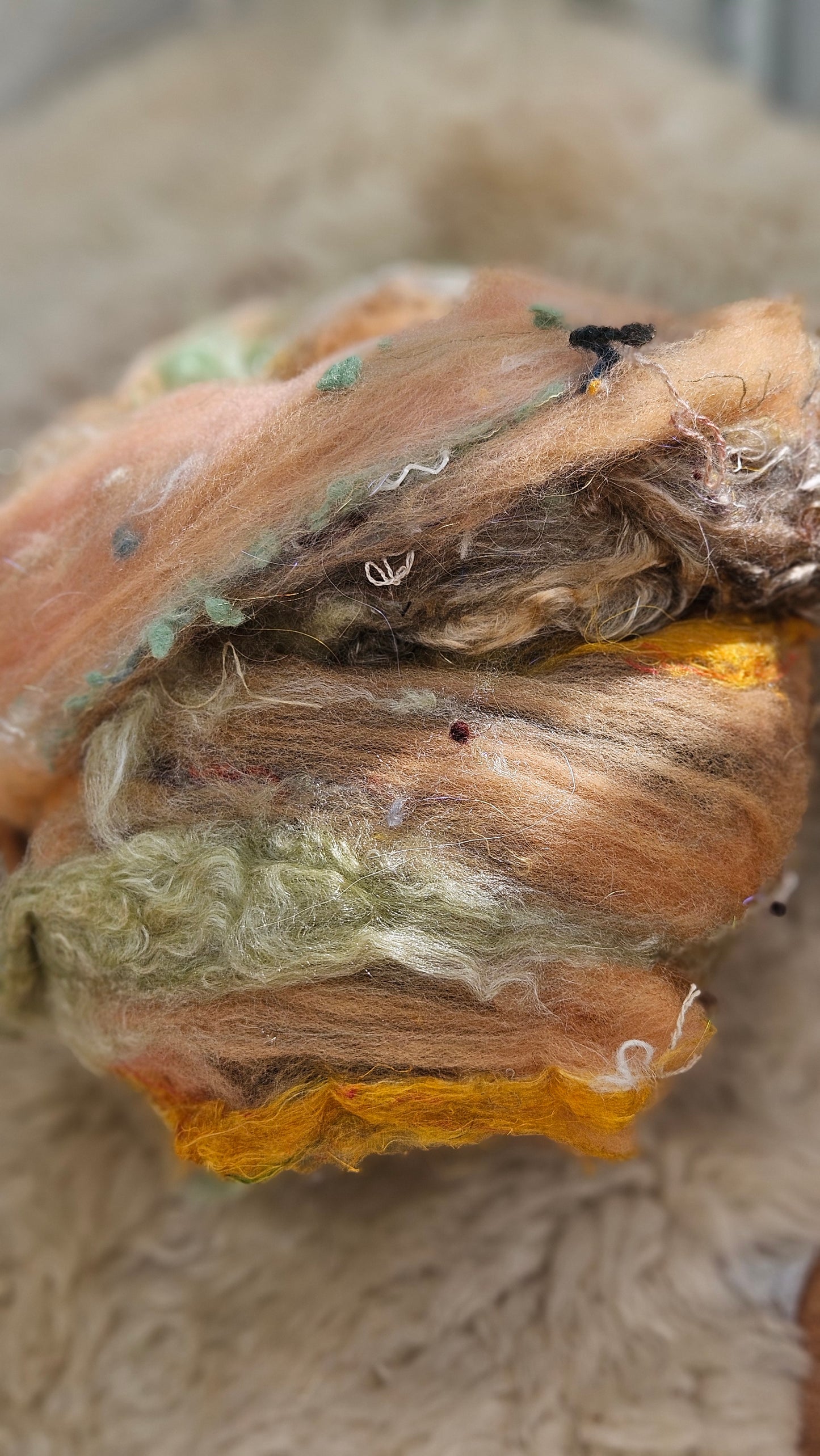 Luxe Layered Textured XL Art Batt - 235 - 3.1 ounces | 88 grams