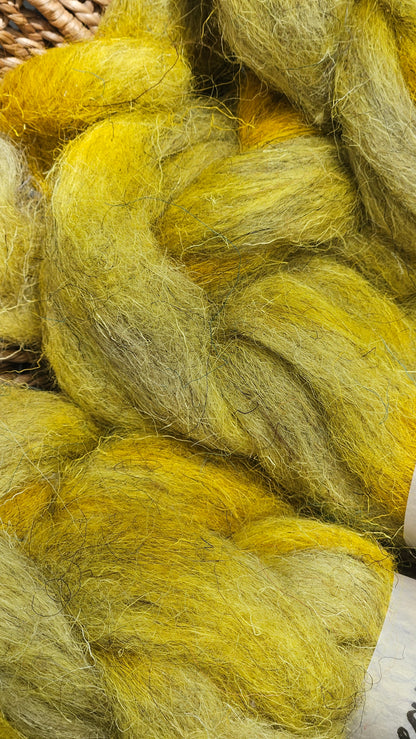Hayloft - primitive wool roving for felting & blending - 2 ounces | 57 grams