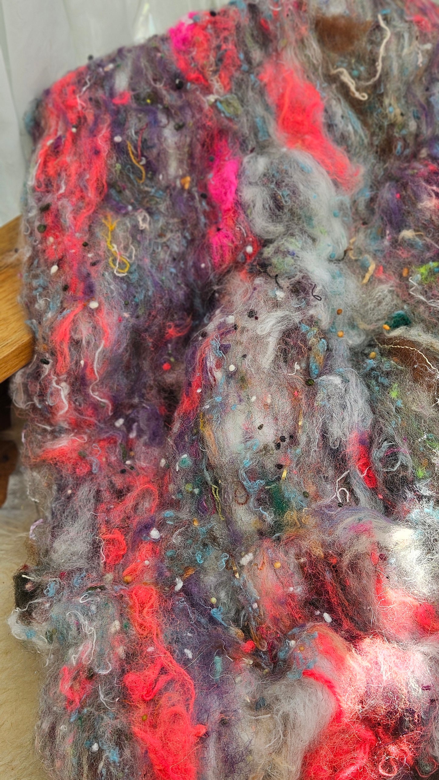 Luxe Layered Textured XL Art Batt - 226 - 2.8 ounces | 79 grams