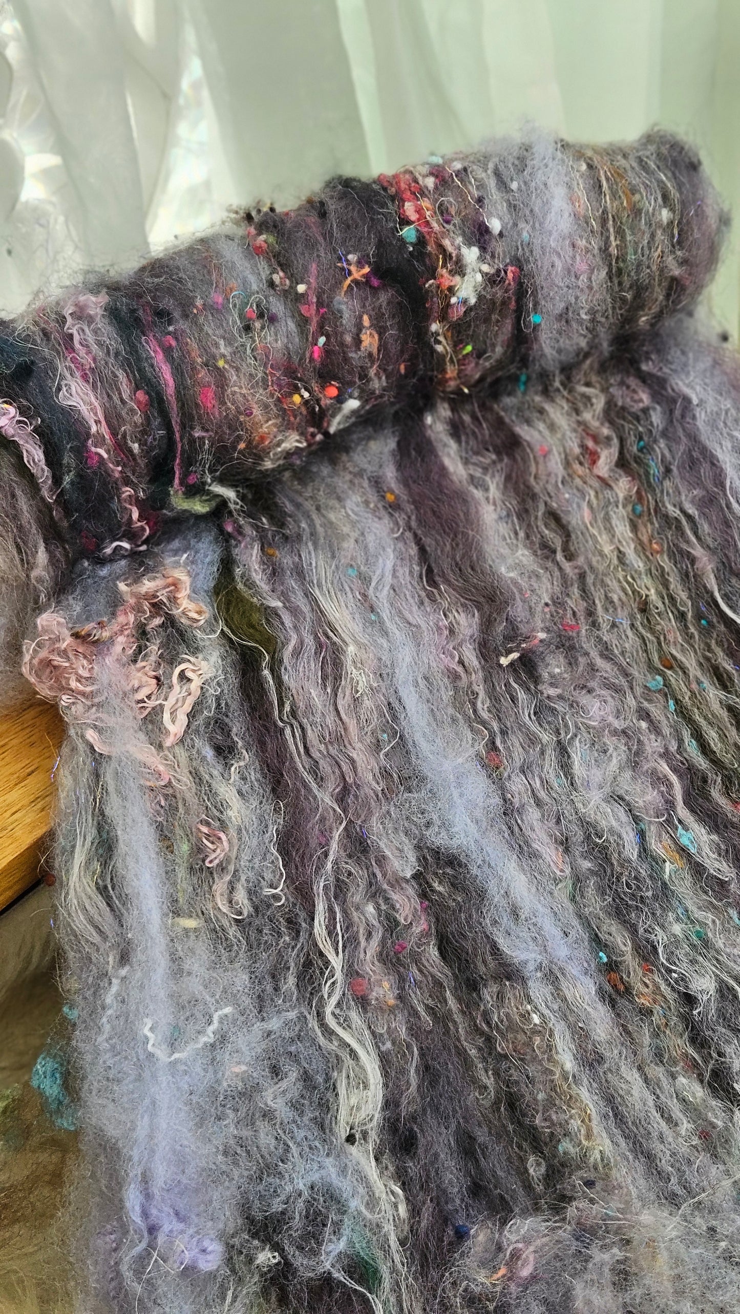 Luxe Layered Textured XL Art Batt - 260 - 4.1 ounces | 116 grams