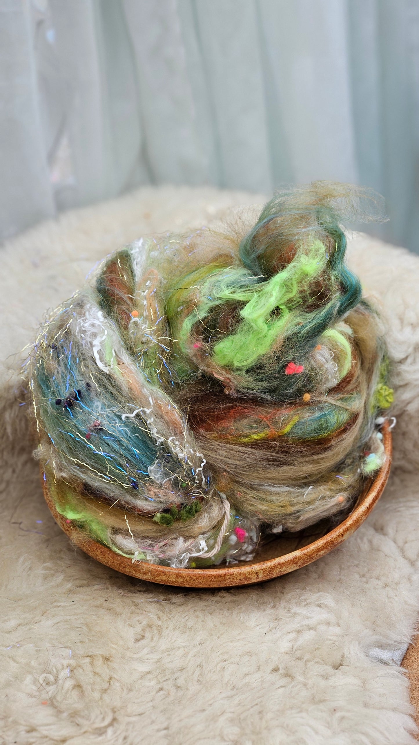 Luxe Layered Textured XL Art Batt - 212 - 4.0 ounces | 114 grams