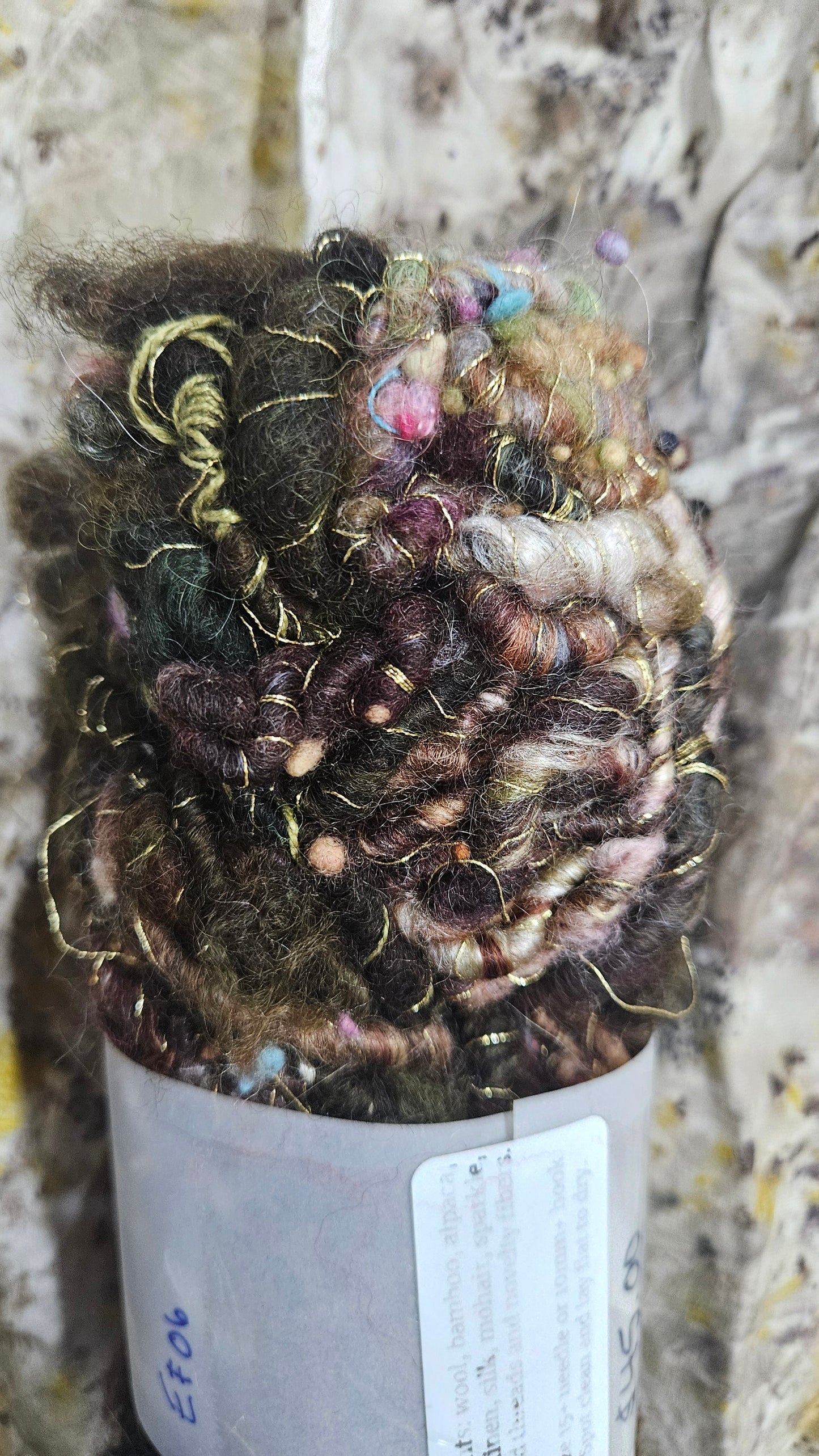 Handspun Bulky Art Yarn - Enchanted Forest Collection 06