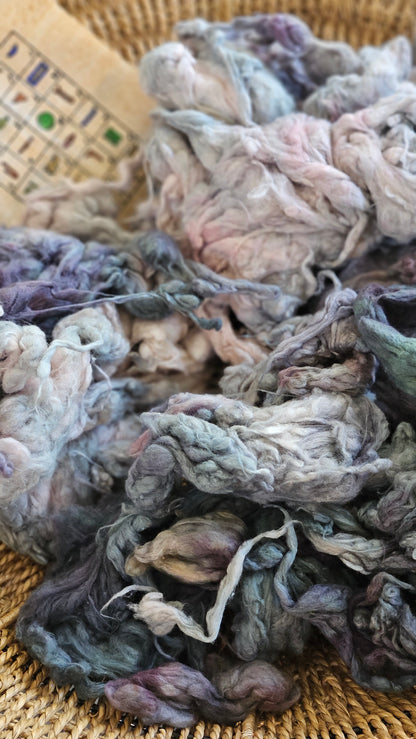 THOTH - organic cotton noil for blending & spinning - 1 ounce | 28 grams