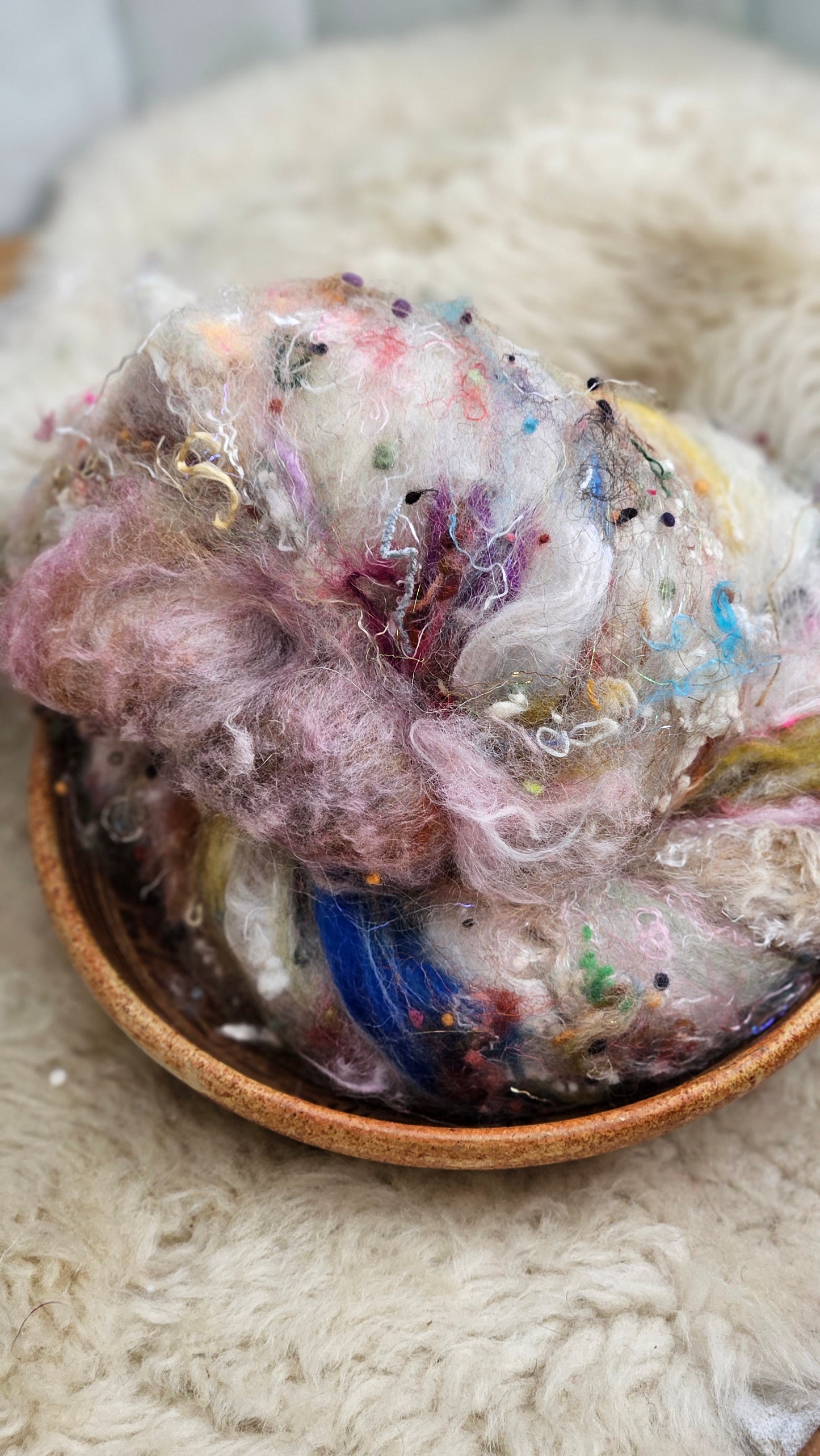 Luxe Layered Textured XL Art Batt - 224 - 3.5 ounces | 99 grams