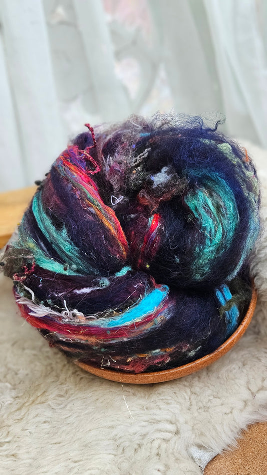 Luxe Layered Textured XL Art Batt - 247 - 5.5 ounces | 156 grams