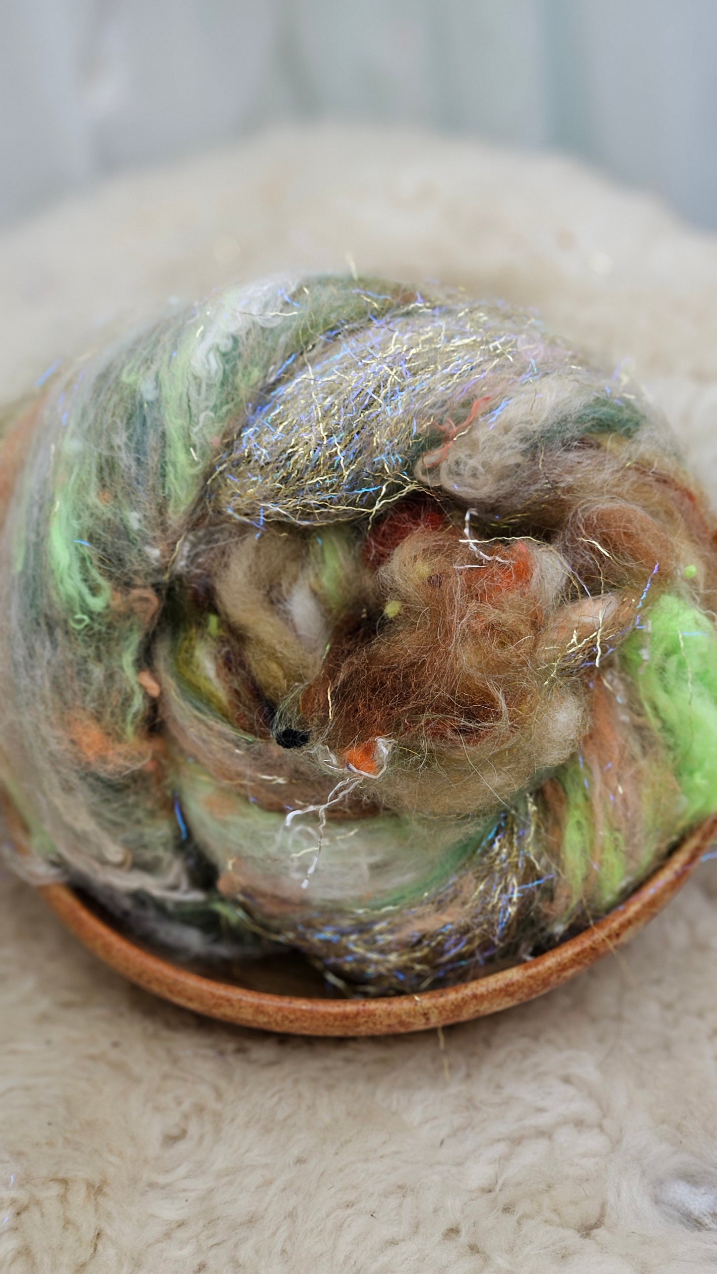 Luxe Layered Textured XL Art Batt - 212 - 4.0 ounces | 114 grams