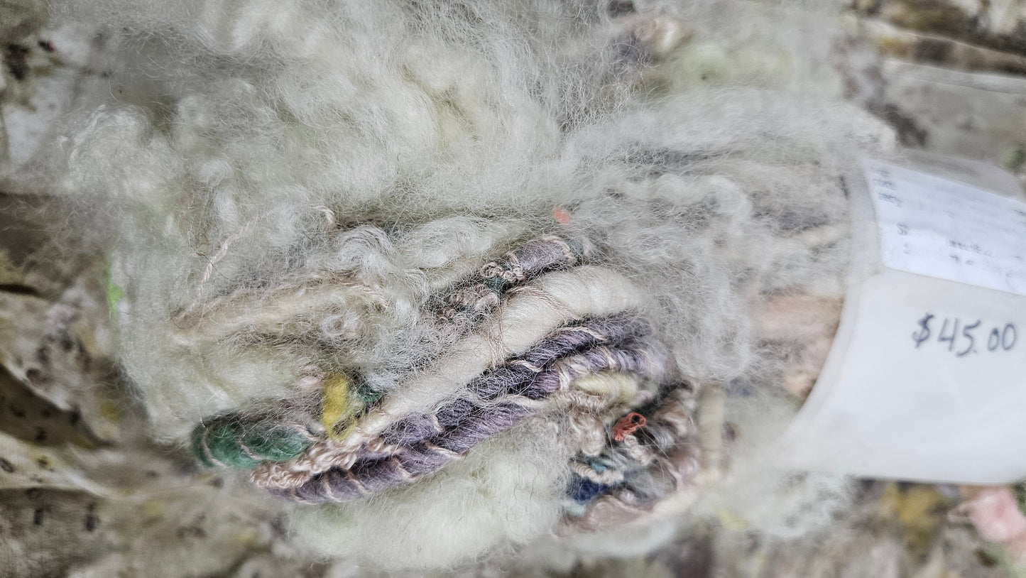 Handspun Bulky Art Yarn - Garden Party 04