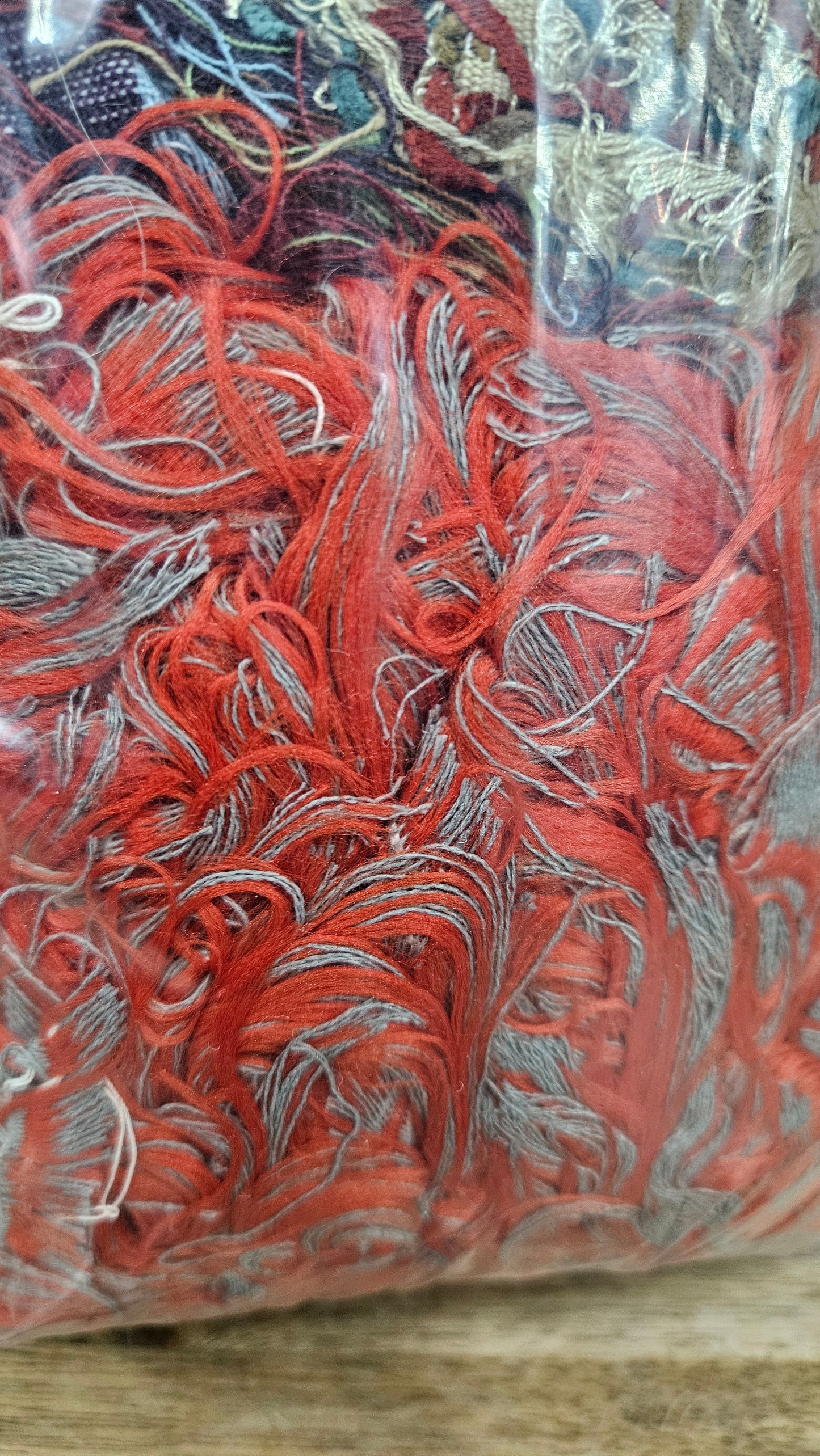 WILD FLOWERS - shaggy fringe ribbon for tapestry weaving and fiber art - PURPLE001 (1.4 lb)