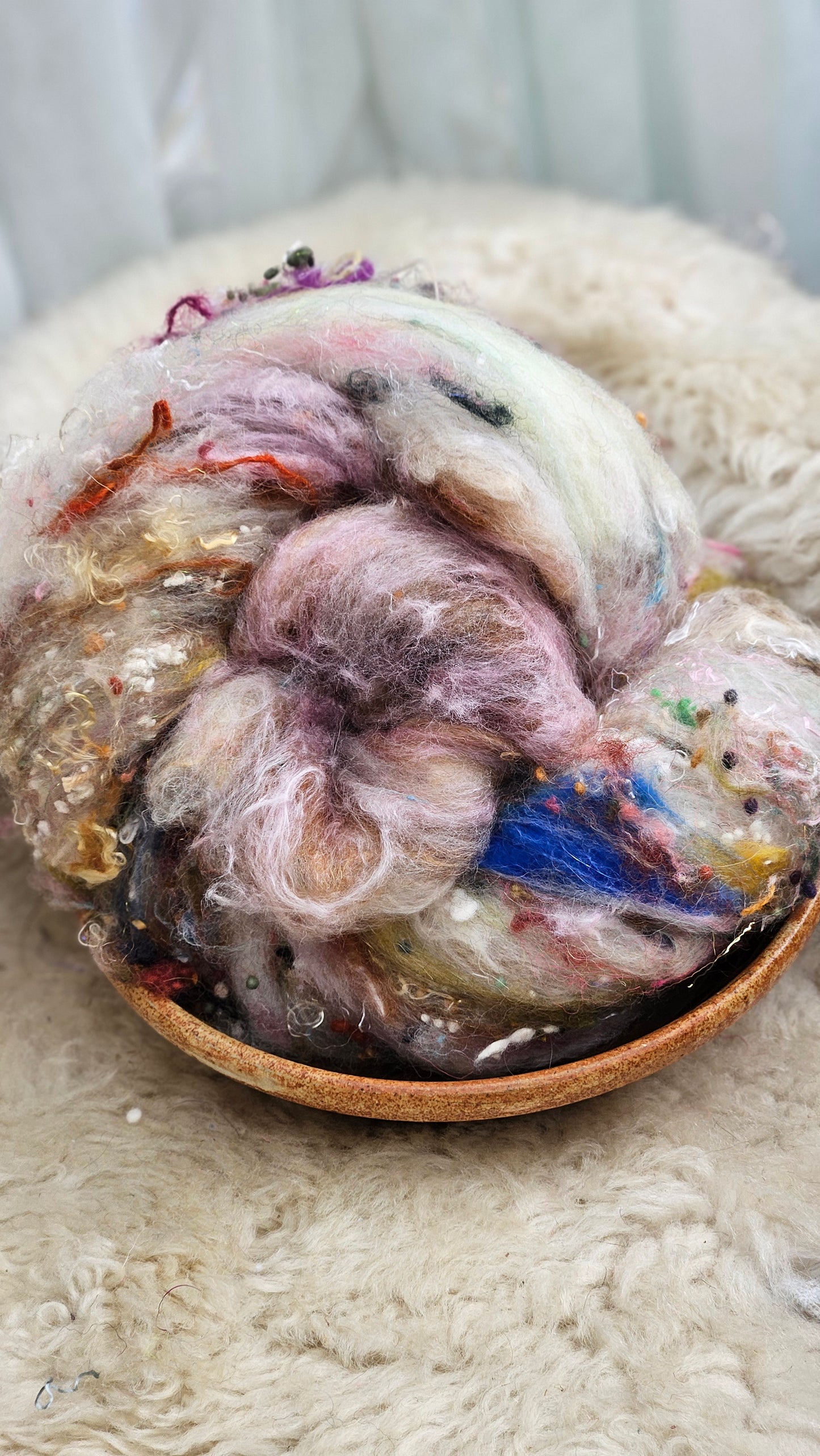 Luxe Layered Textured XL Art Batt - 224 - 3.5 ounces | 99 grams