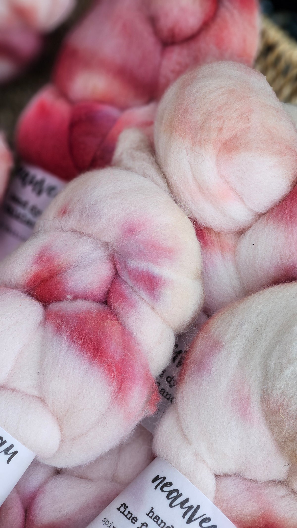 Shenandoah - hand dyed fine wool roving for felting and blending - 2 ounces | 57 grams