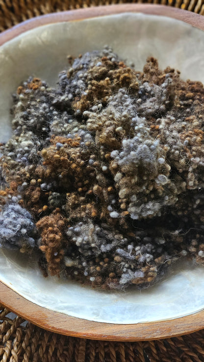 Mogontiacum - hand-dyed fine wool nepps for fiber blending and felting - 1 oz | 28 g
