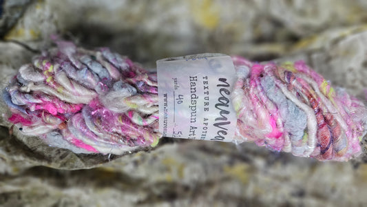 Handspun Bulky Art Yarn - Fairy Godmother 04