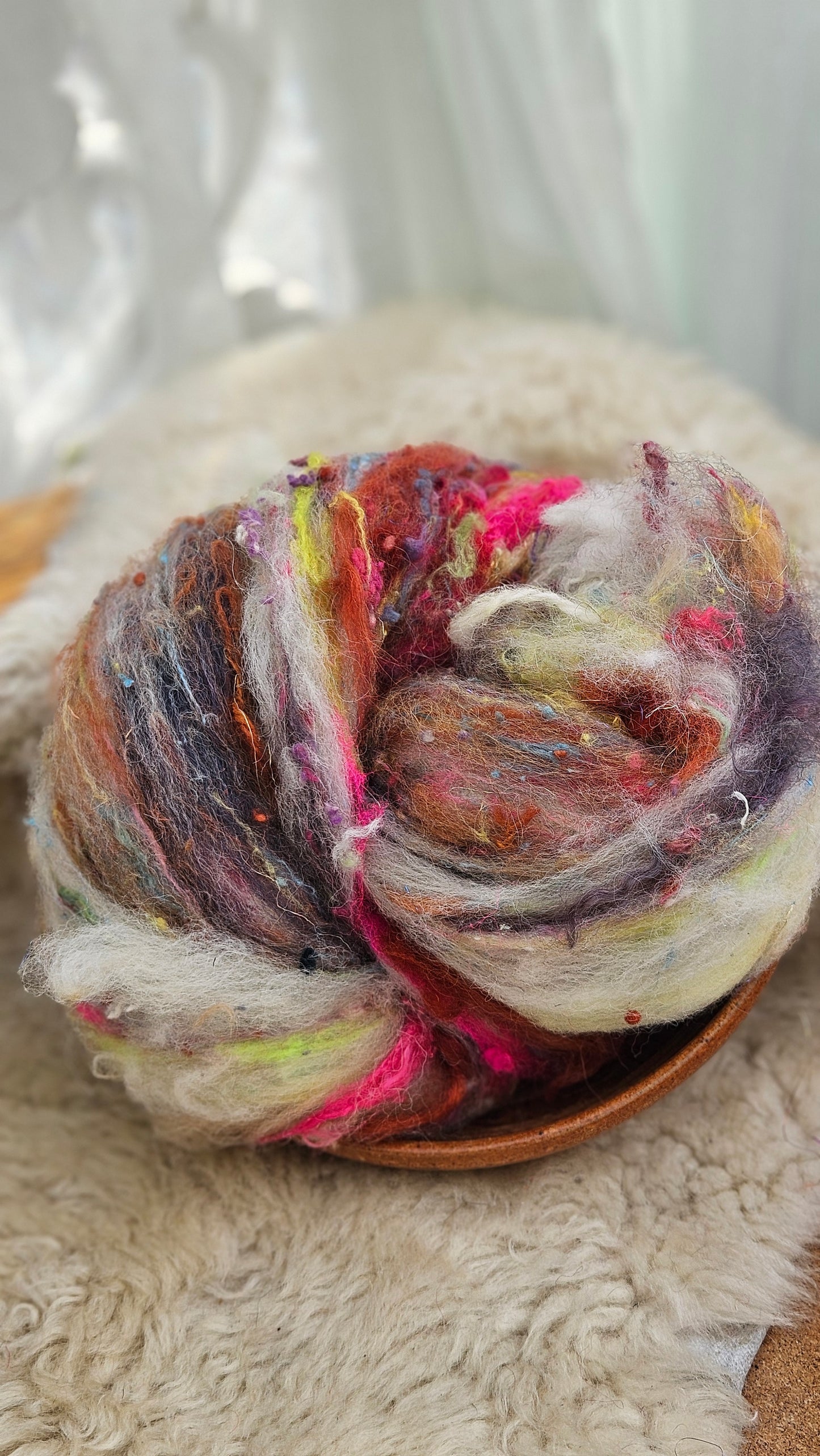 Luxe Layered Textured XL Art Batt - 250 - 3.6 ounces | 102 grams