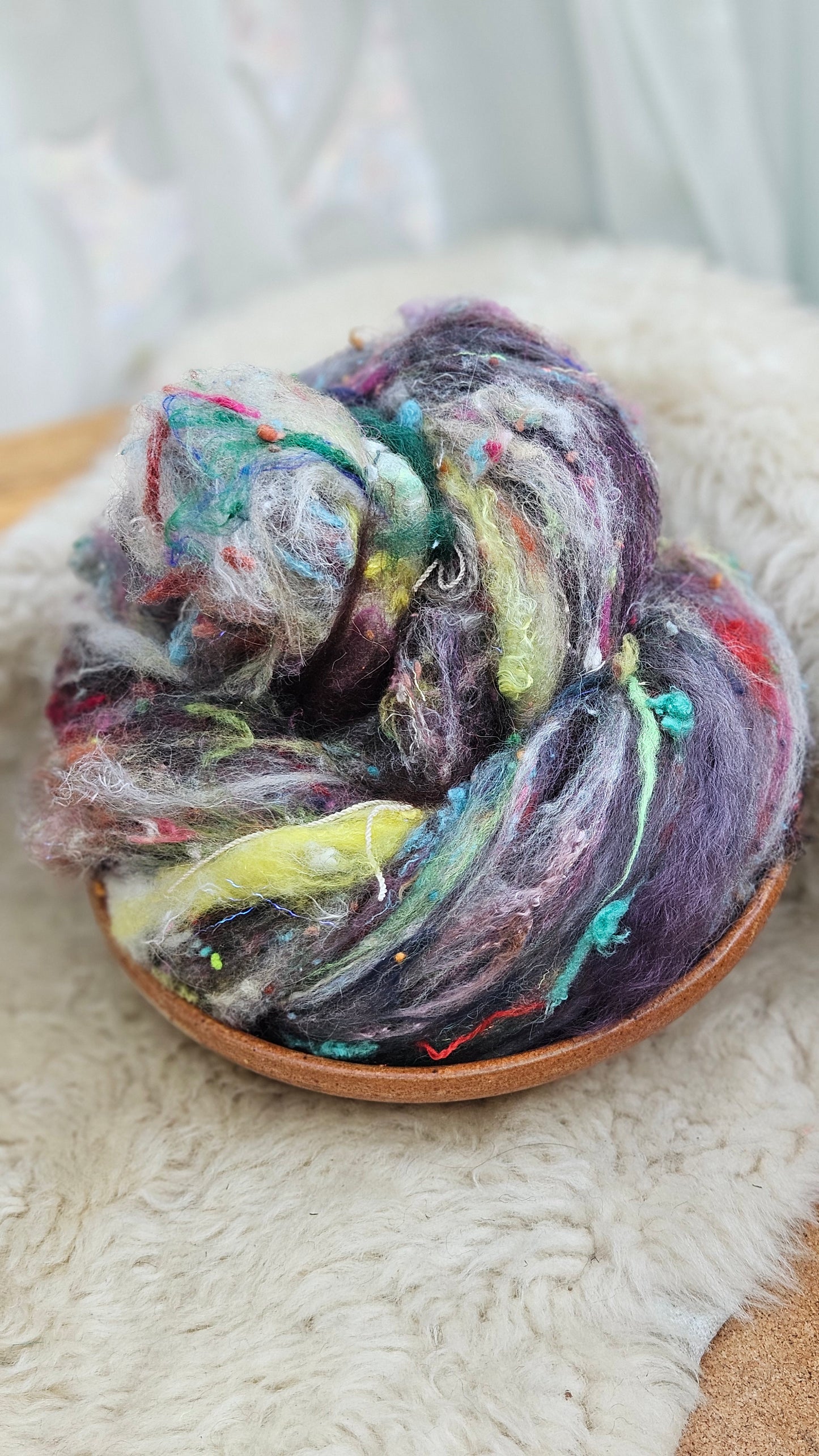 Luxe Layered Textured XL Art Batt - 248 - 3.5 ounces | 99 grams