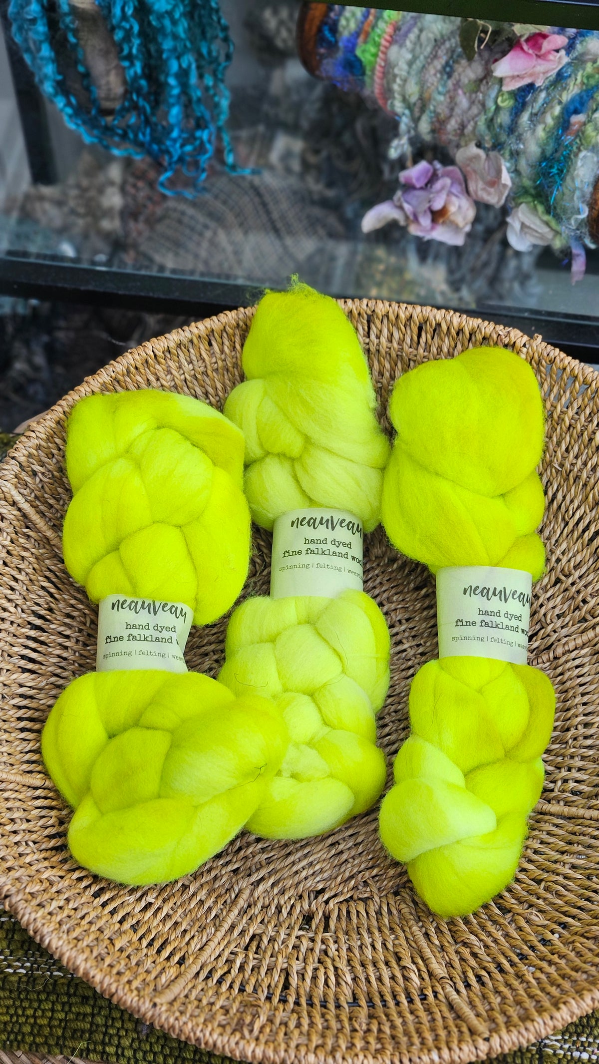Denali - hand dyed fine wool roving for felting and blending - 2 ounces | 57 grams