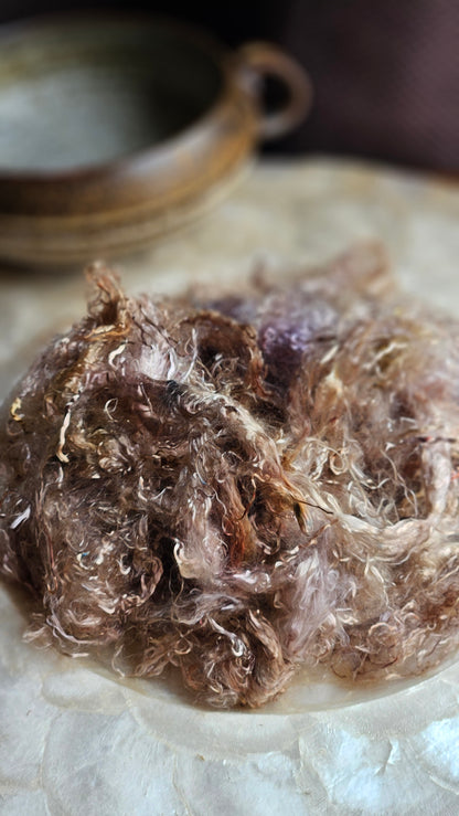 TAAFFEITE - eucalyptus crimp fiber for spinning, blending & felting - 2 oz | 57 g