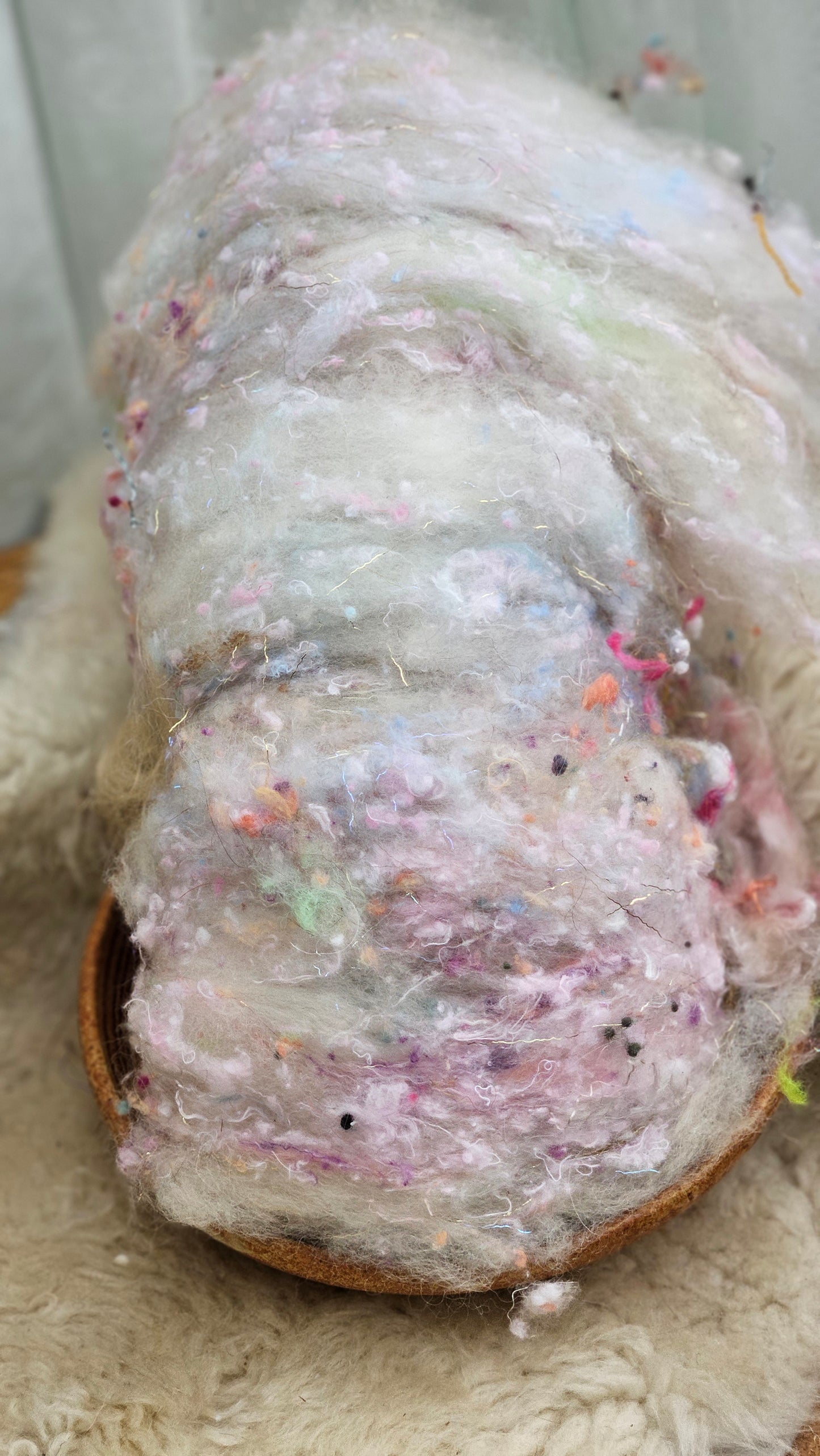 Luxe Layered Textured XL Art Batt - 225 - 3.2 ounces | 91 grams