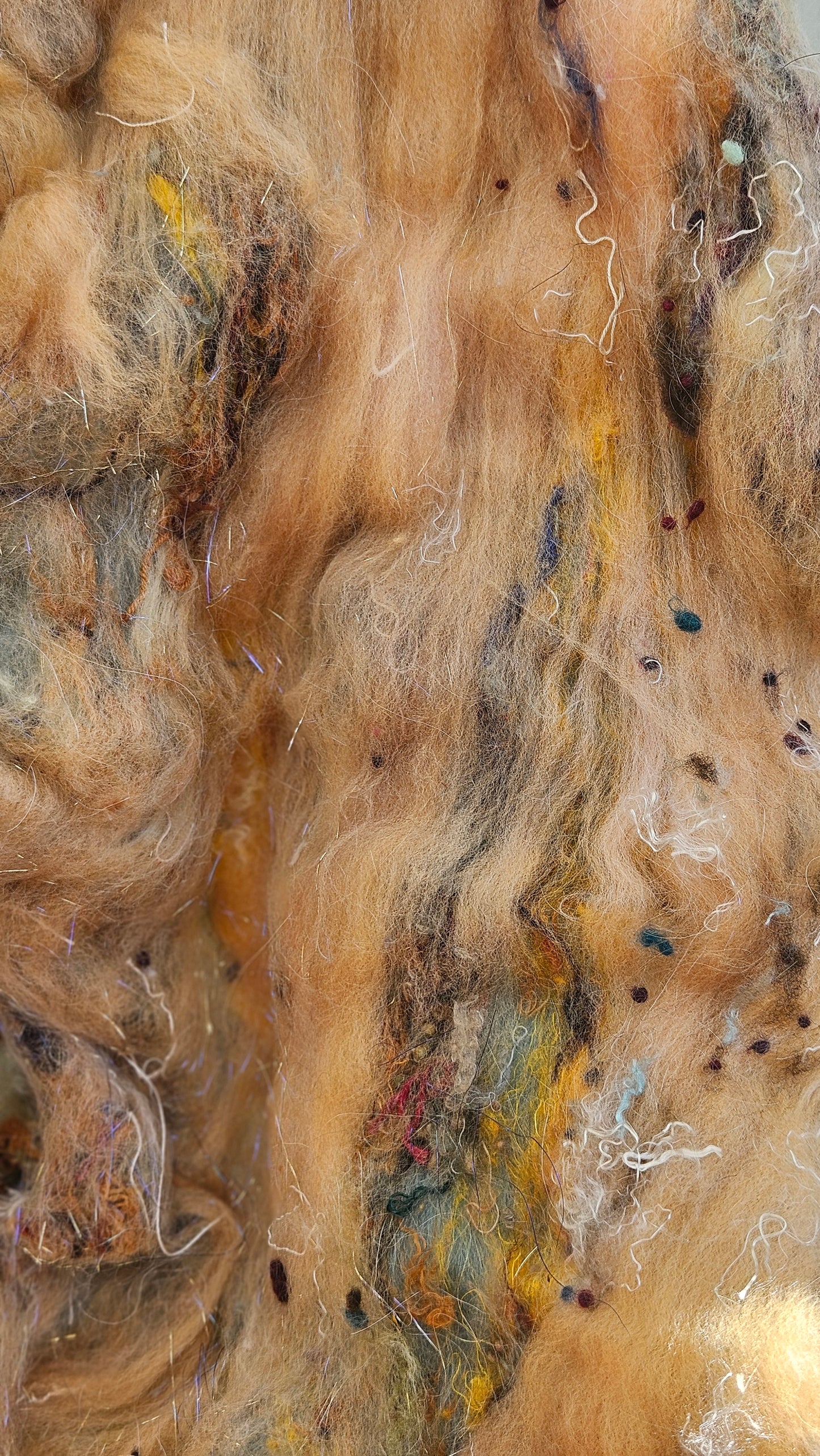 Luxe Layered Textured XL Art Batt - 233 - 3.2 ounces | 91 grams