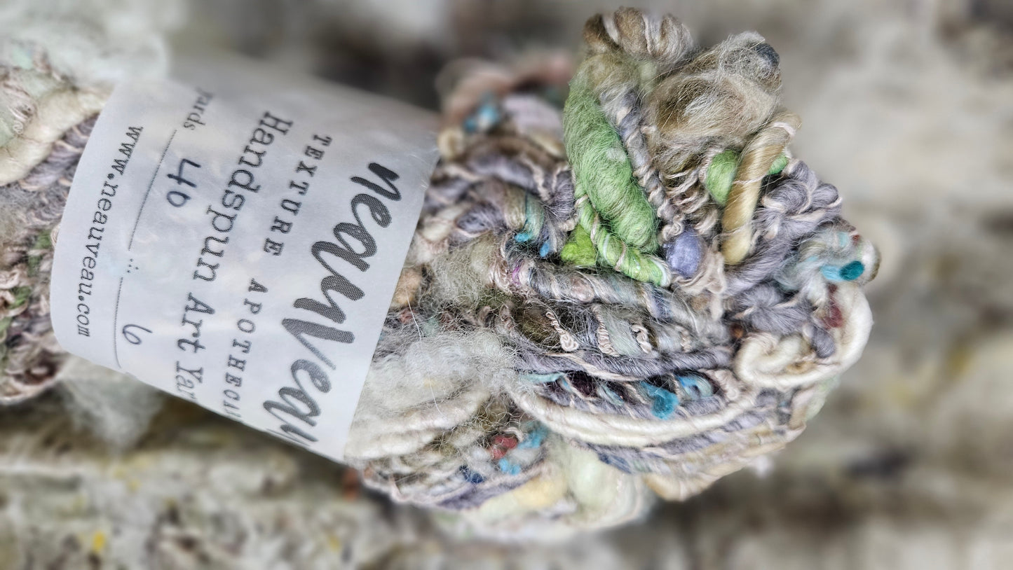 Handspun Bulky Art Yarn - Garden Party 04