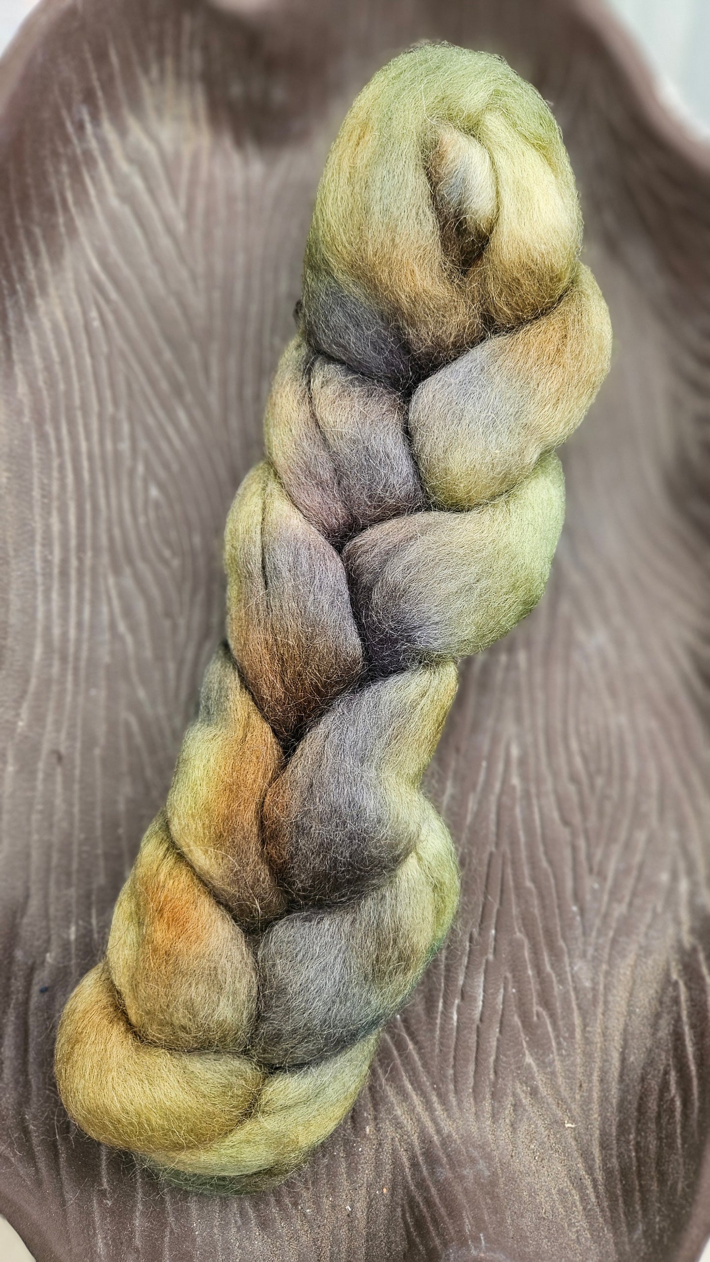 Hand-dyed Luxe Longwool Roving for felting and spinning - 2.9 oz | GR07